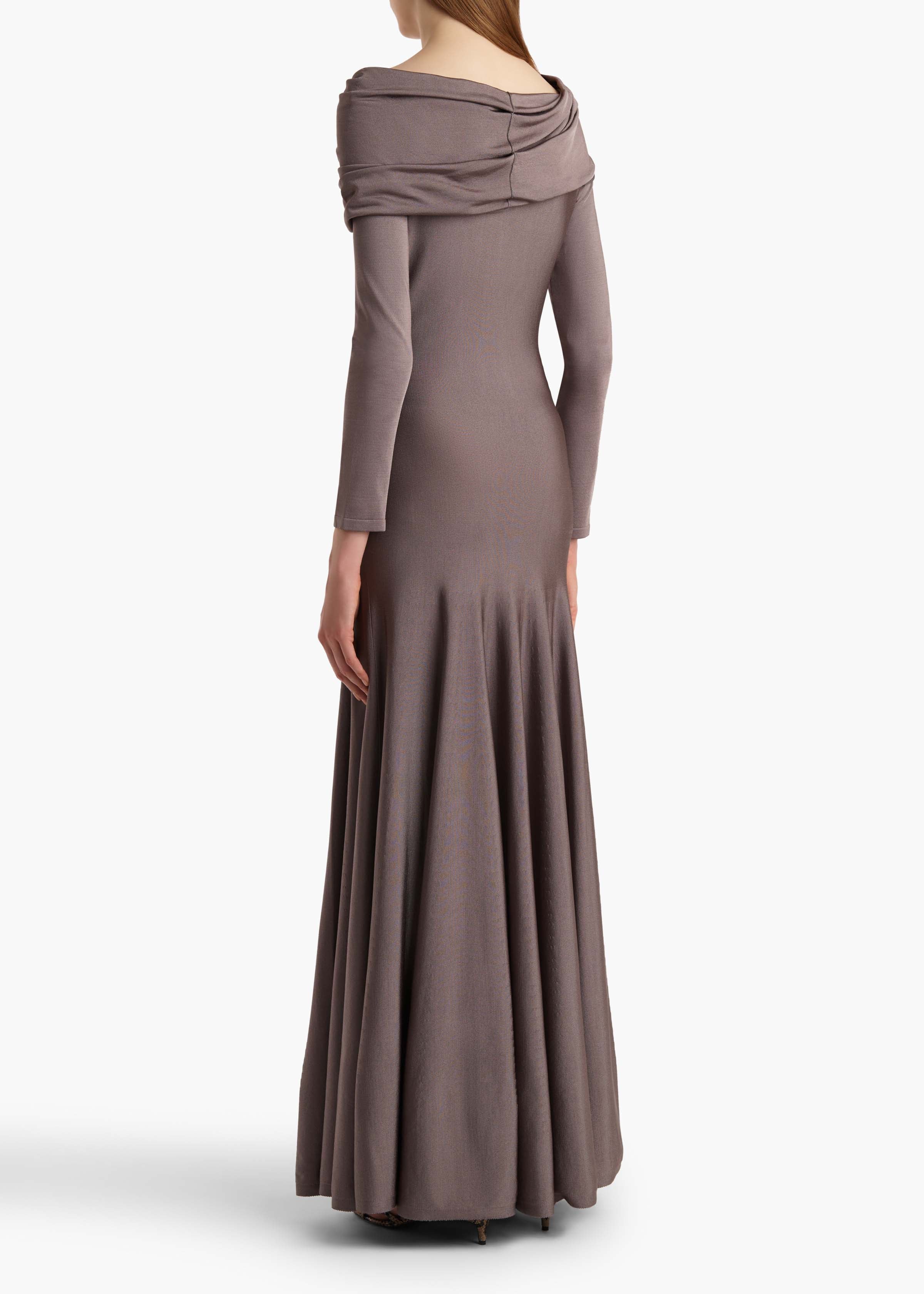 Khaite - Genesis Dress in Titanium - Image 11