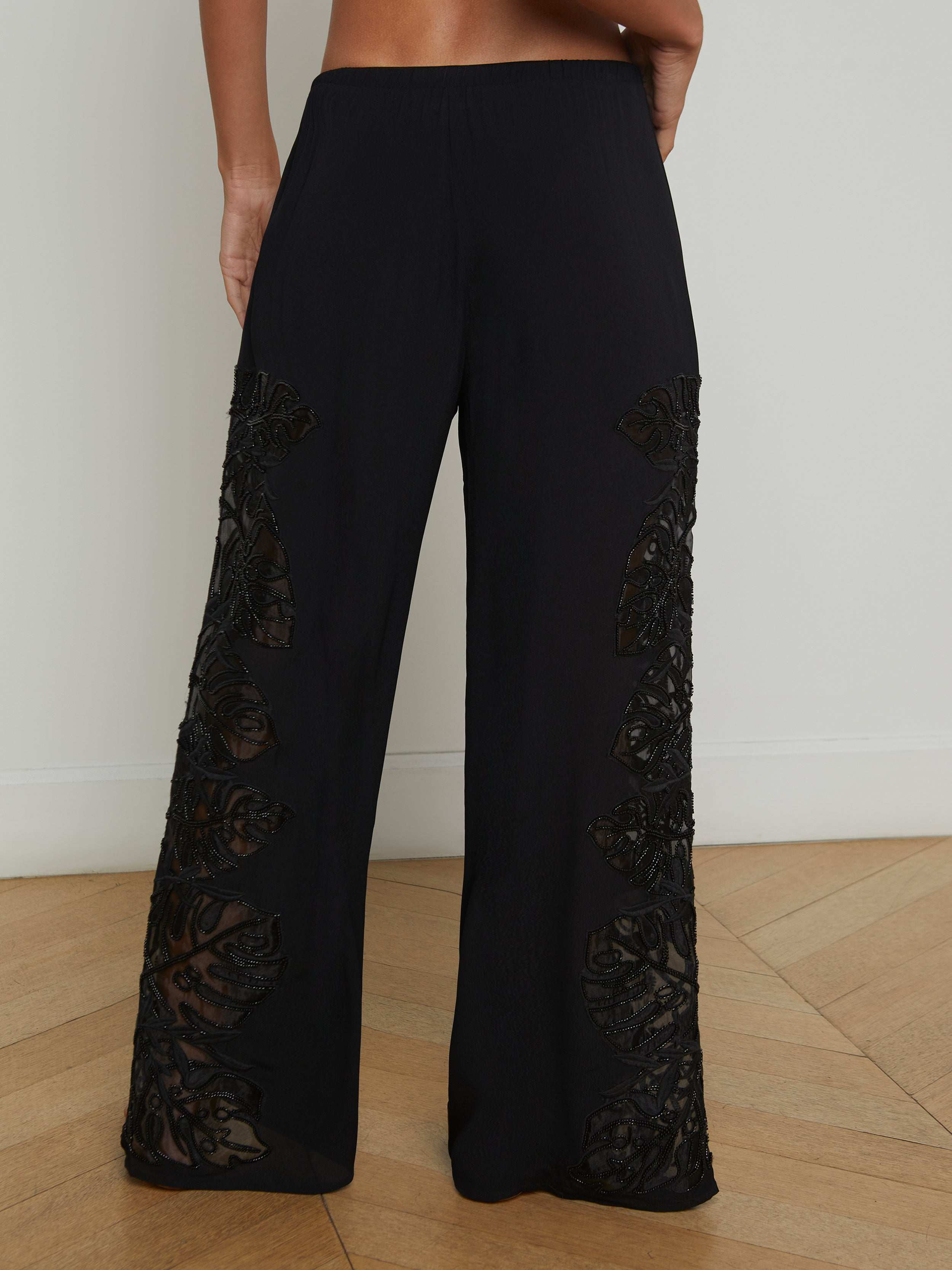 L'AGENCE - Geraldine Embellished Cover - Up Pant - Image 5