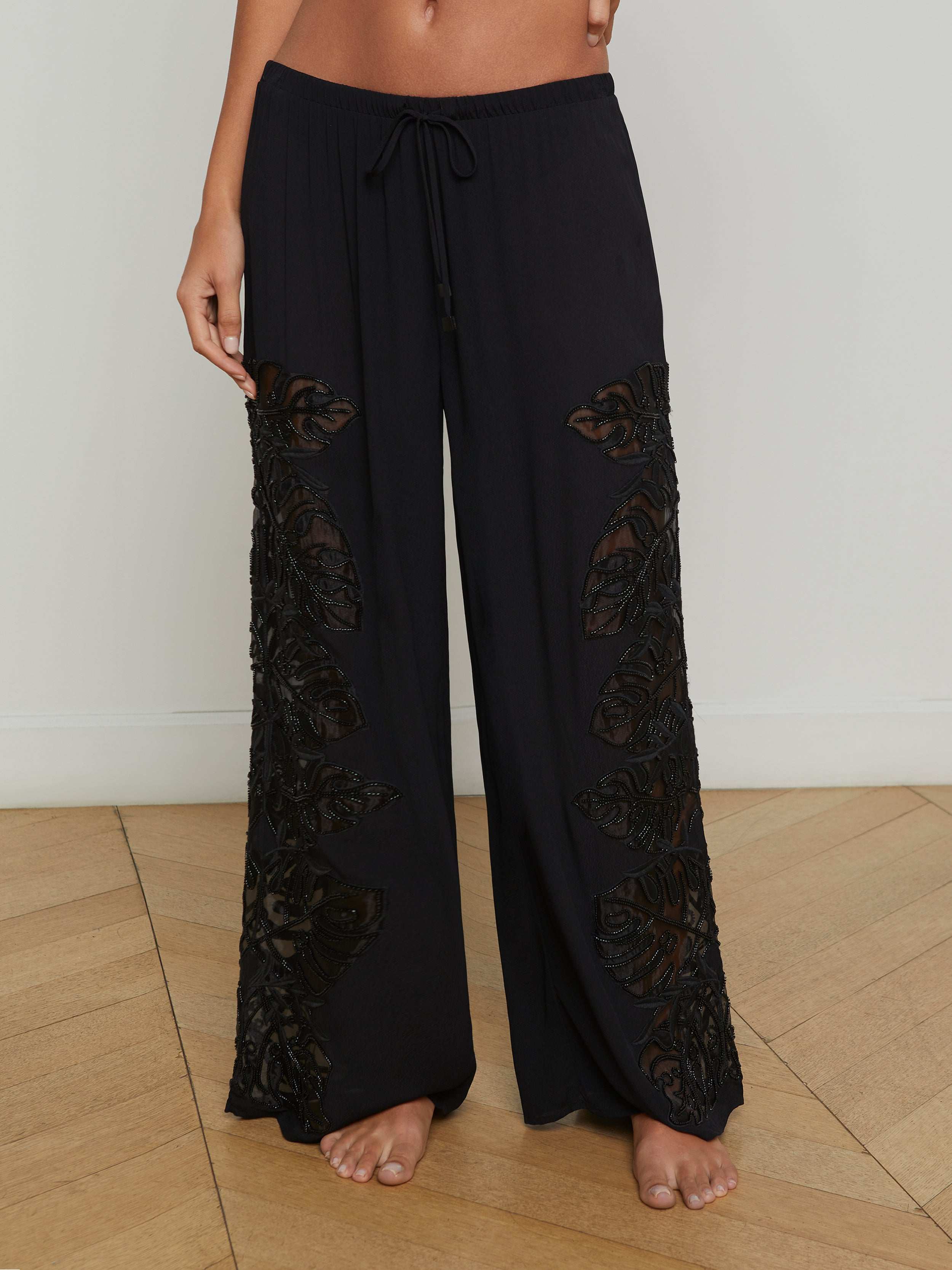 L'AGENCE - Geraldine Embellished Cover - Up Pant - Image 9
