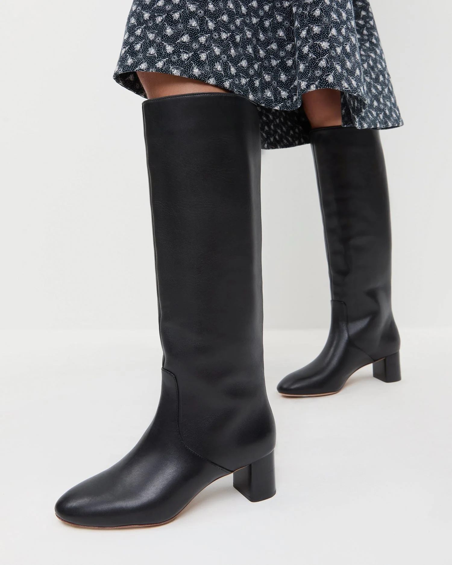 Loeffler Randall - Gia Black Leather Tall Boot - Image 2