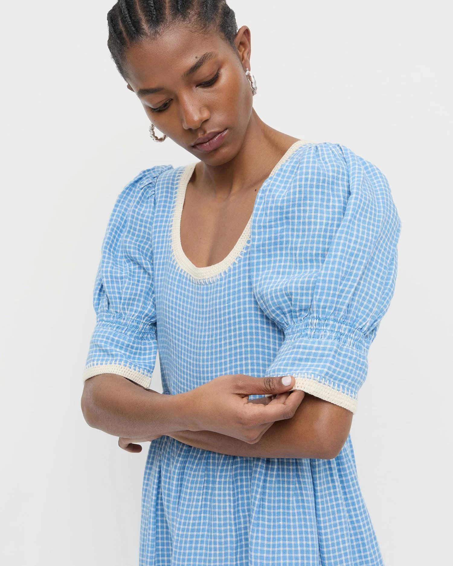 Loeffler Randall - Gillian Puff - Sleeve Dress - Image 4
