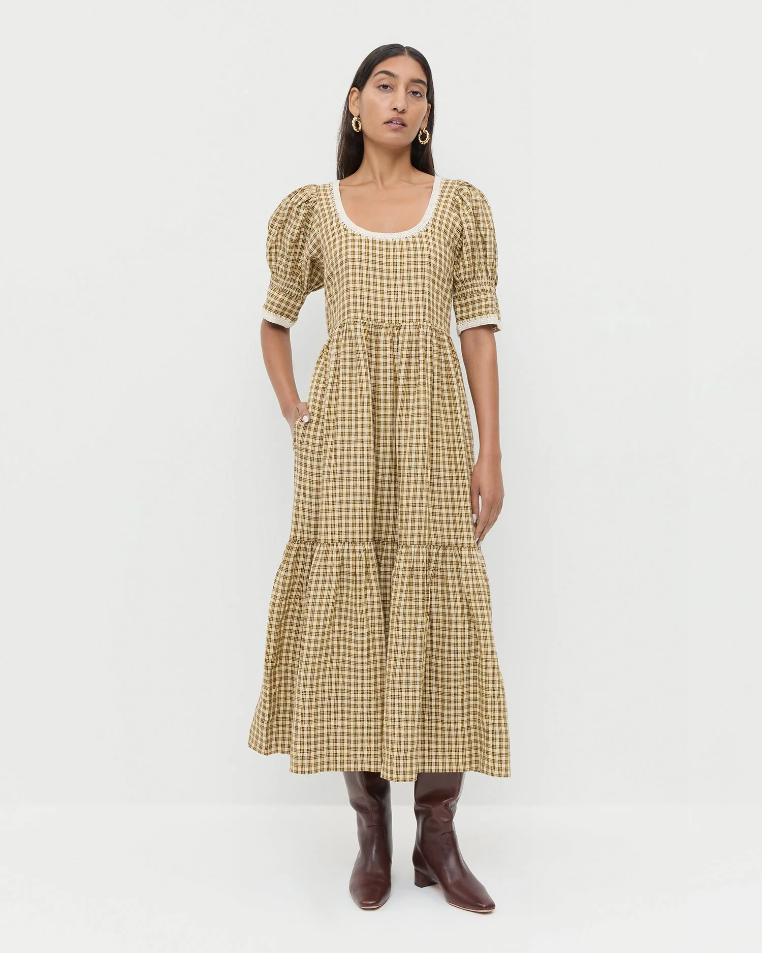 Loeffler Randall - Gillian Puff - Sleeve Dress
