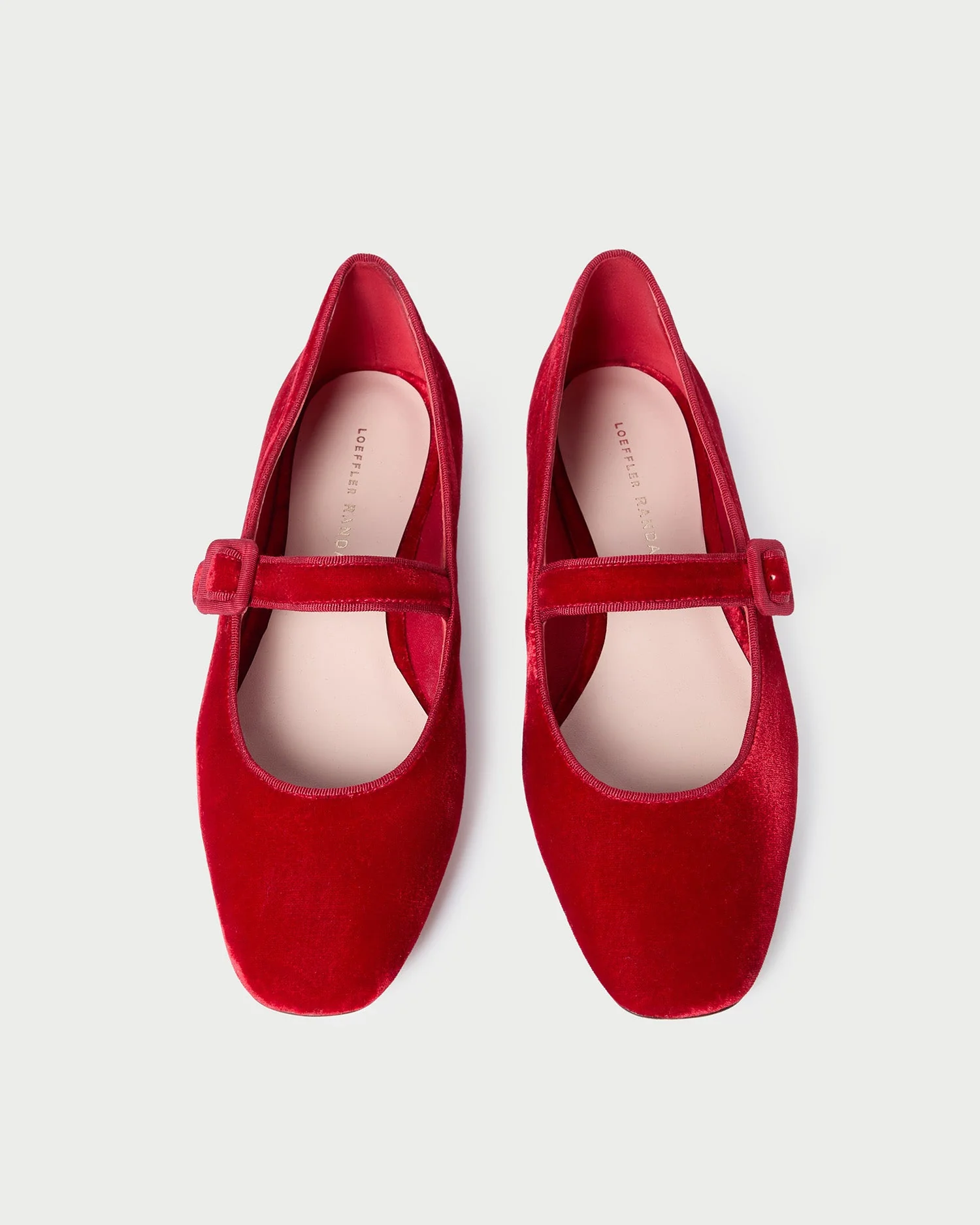 Loeffler Randall - Ginger Red Velvet Mary Jane