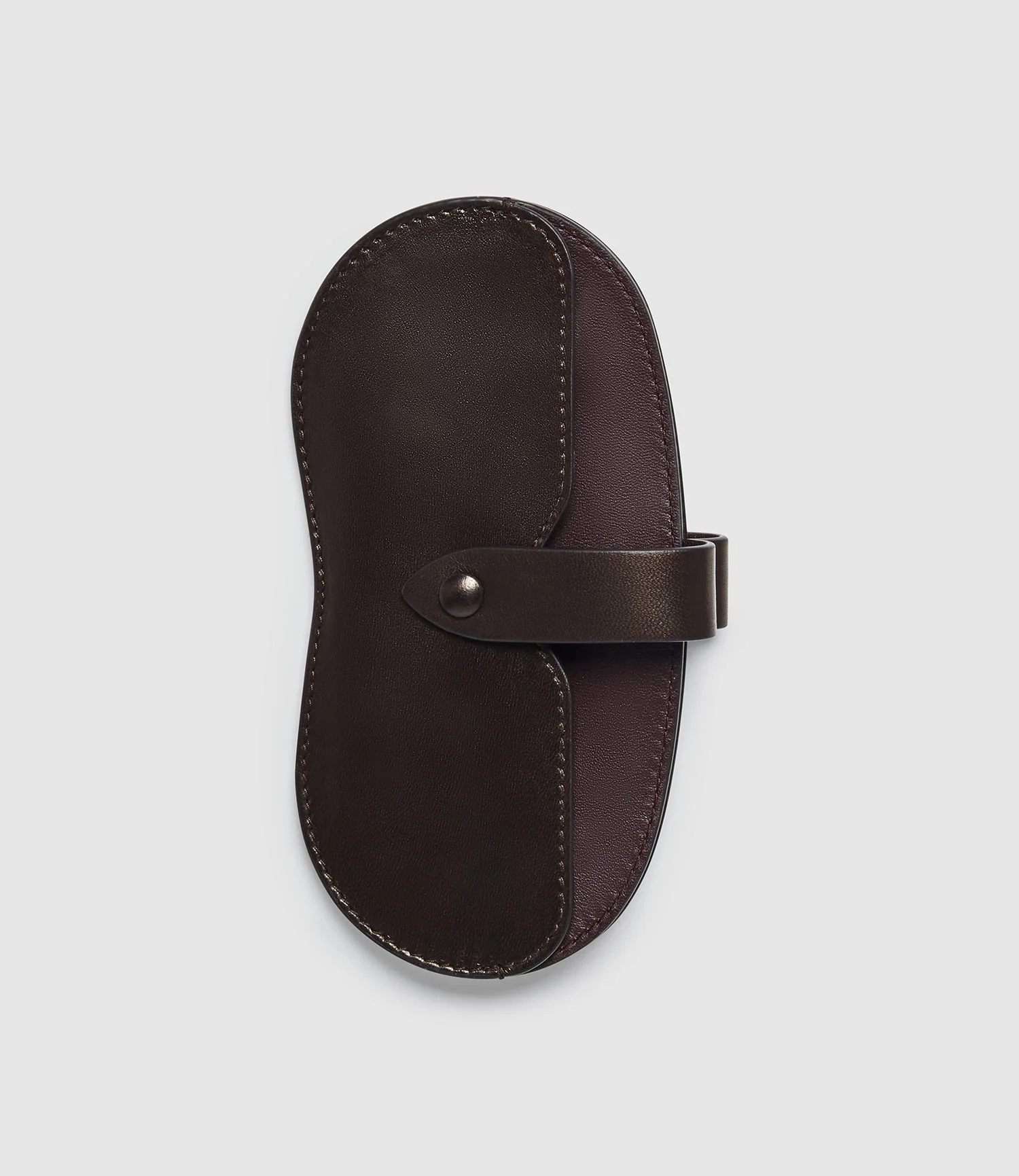 Metier - Glasses Case Double Buttery Nappa Cacao