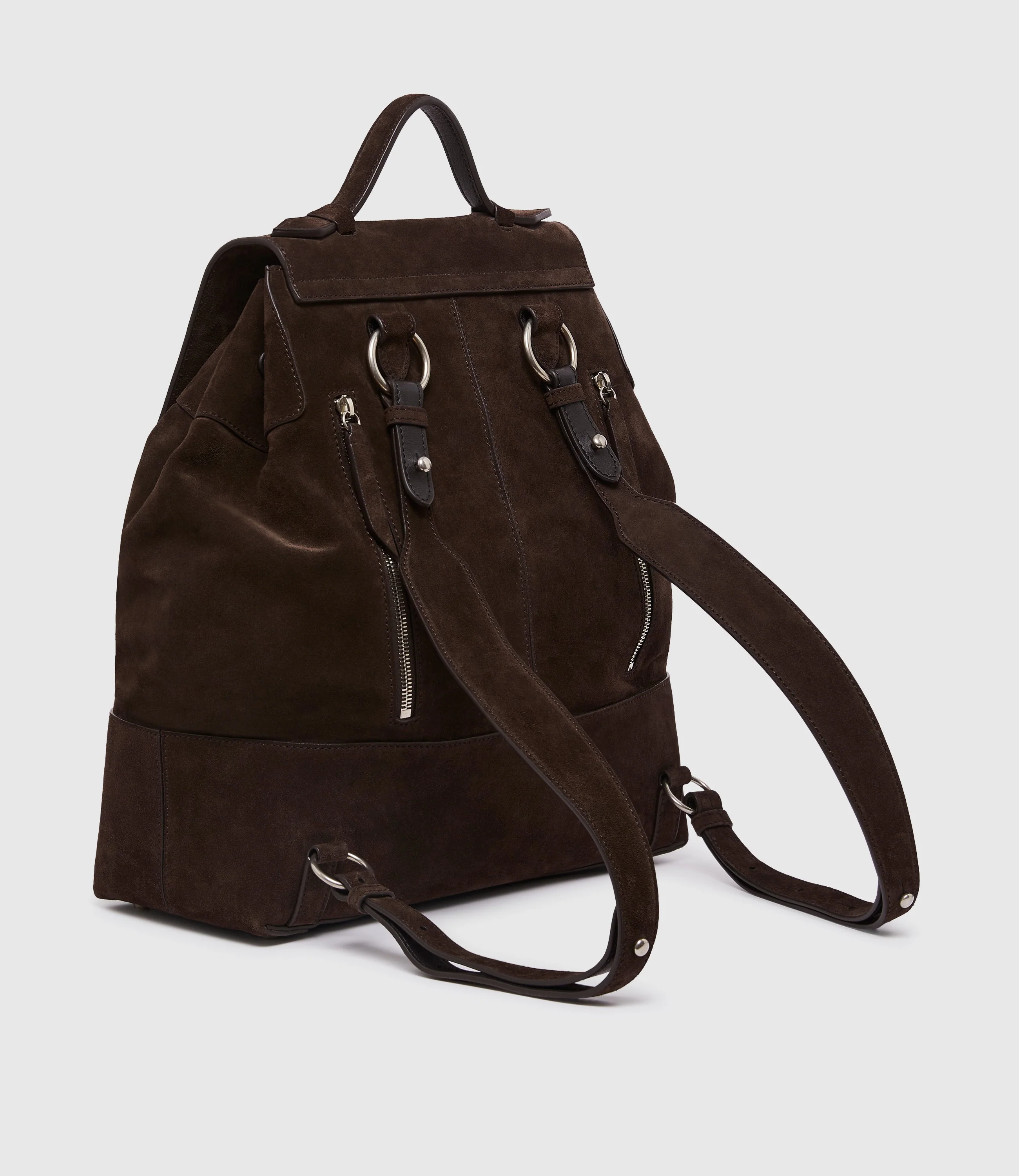 Metier - Glide Backpack Suede Chocolate - Image 3