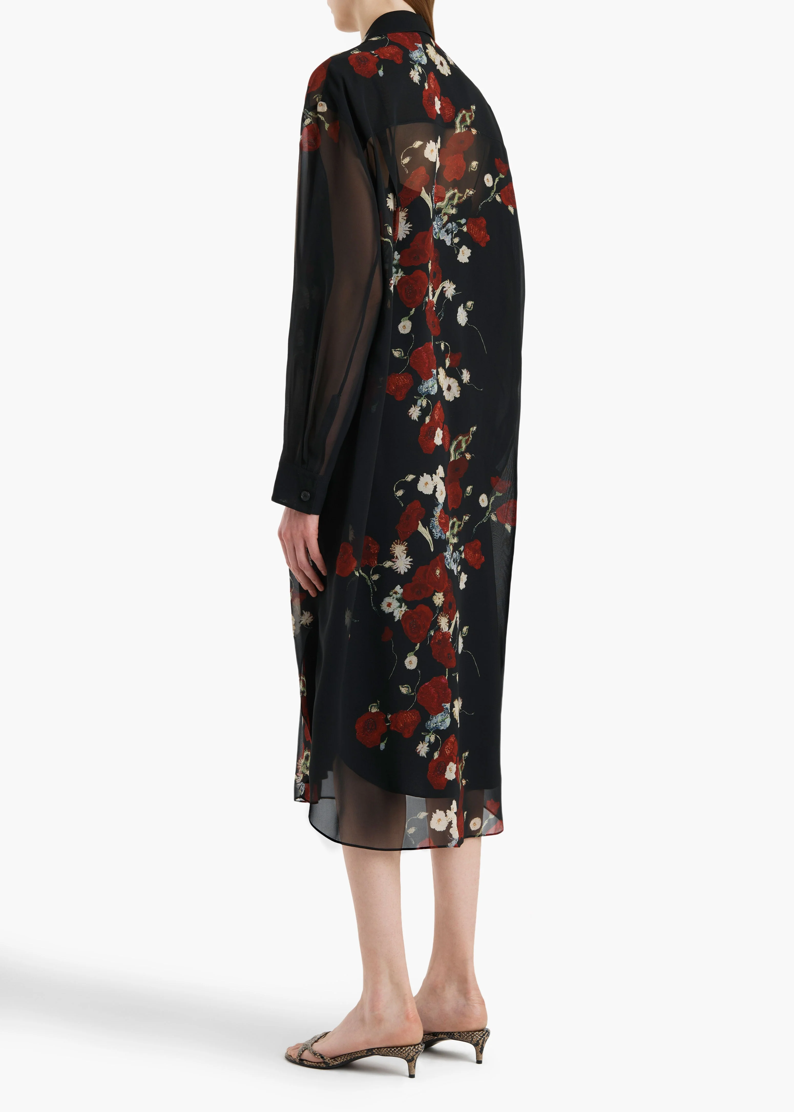 Khaite - Gloria Dress in Black and Red - Image 12