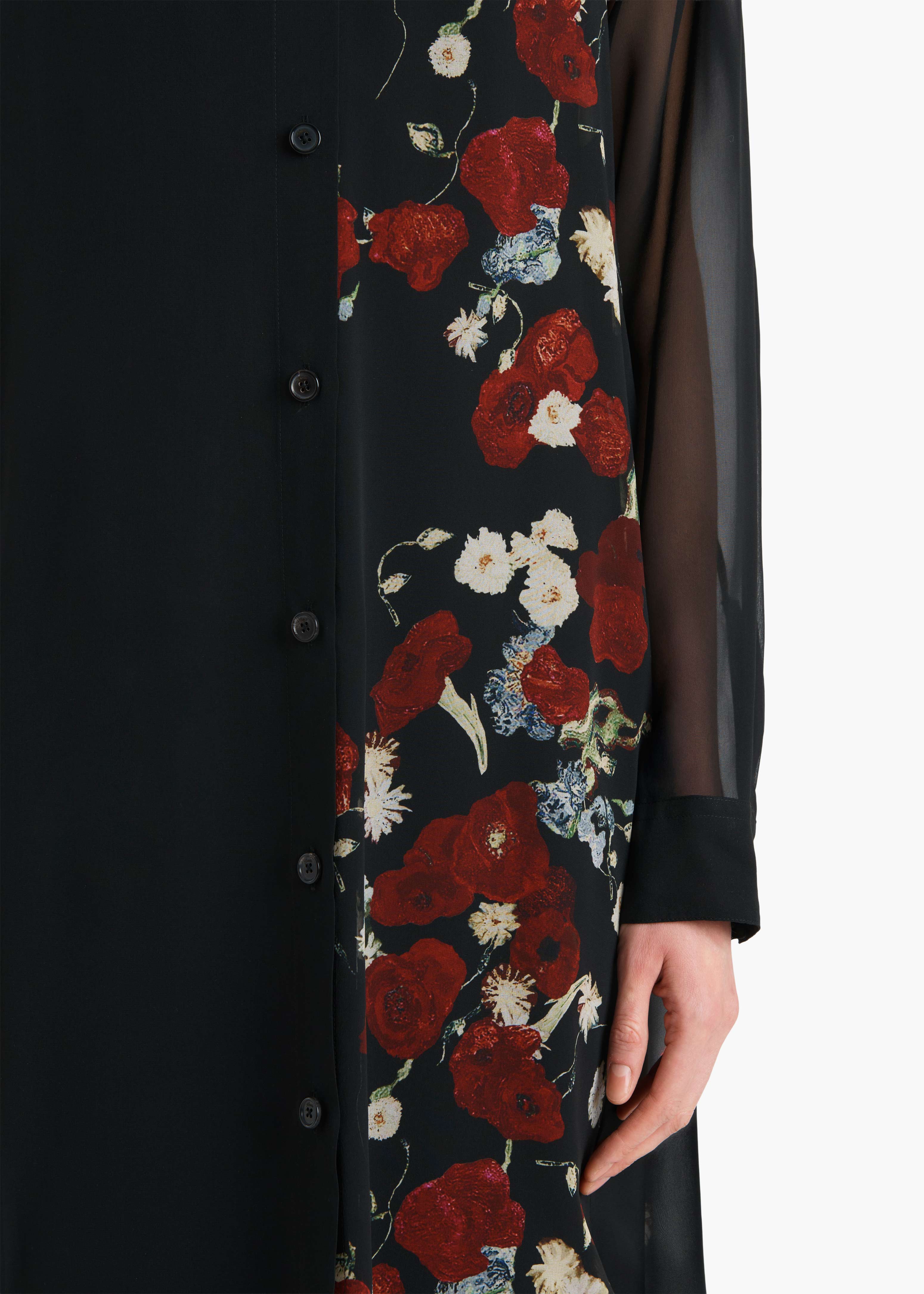 Khaite - Gloria Dress in Black and Red - Image 13