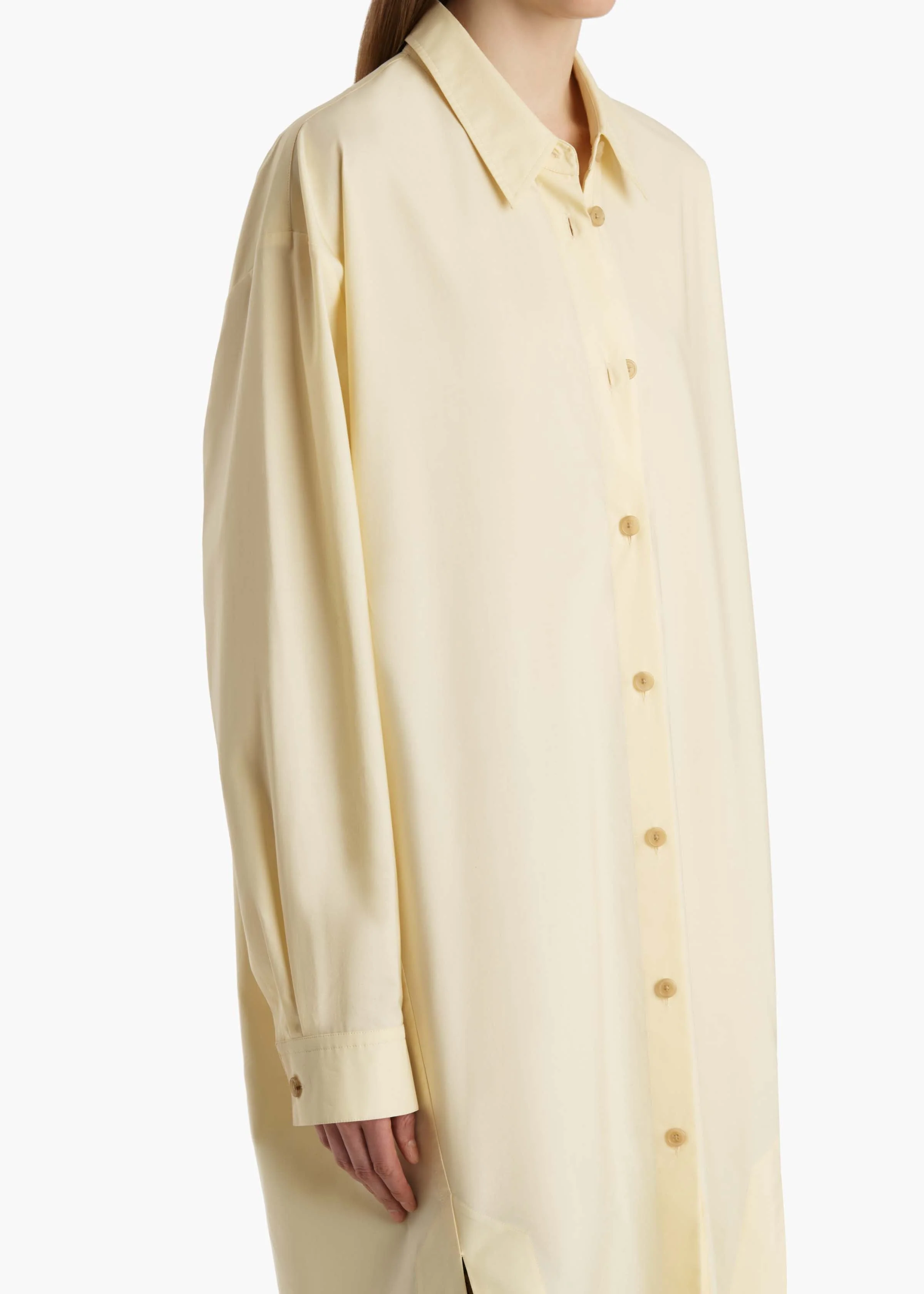 Khaite - Gloria Dress in Pale Yellow - Image 13