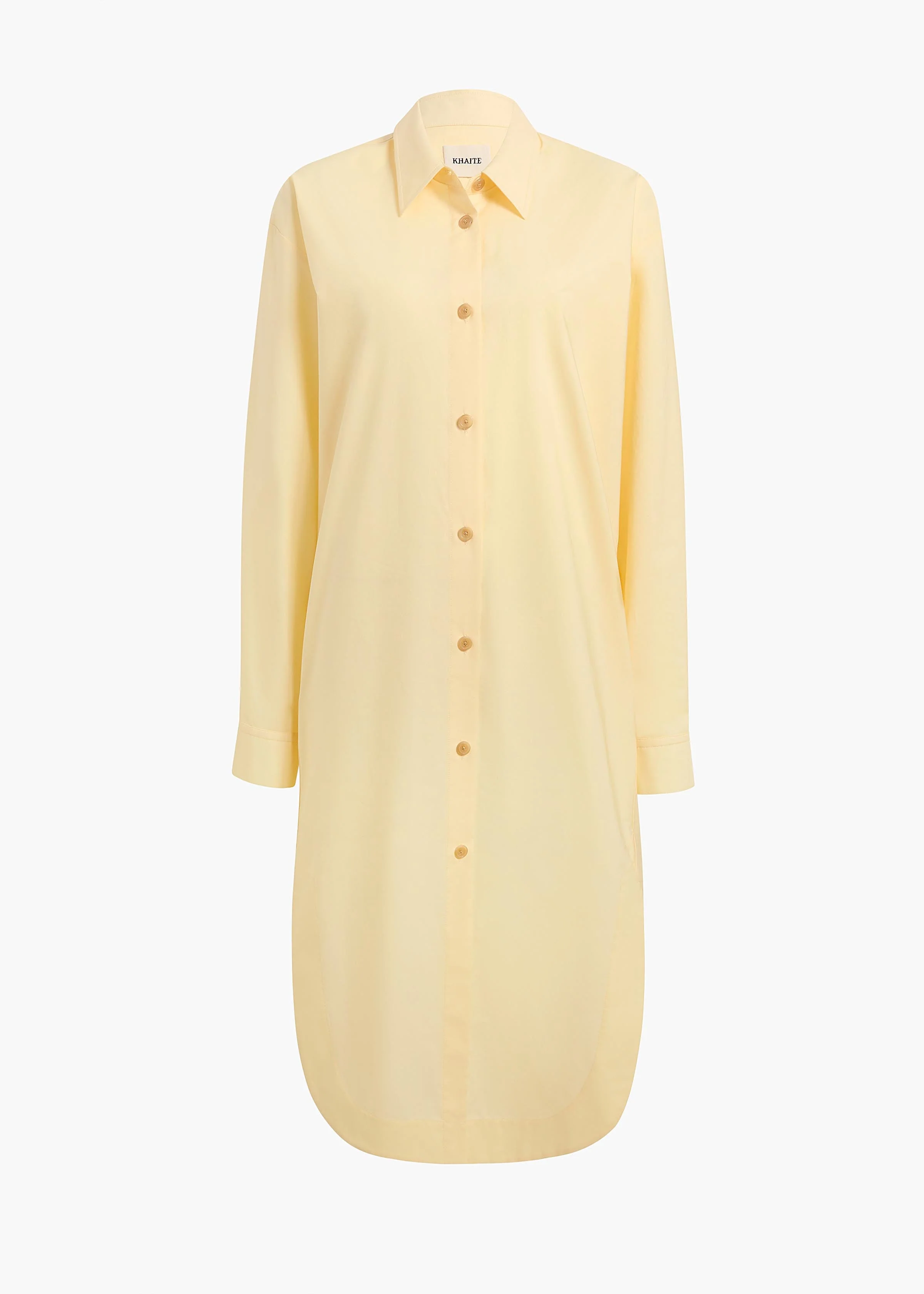 Khaite - Gloria Dress in Pale Yellow - Image 9