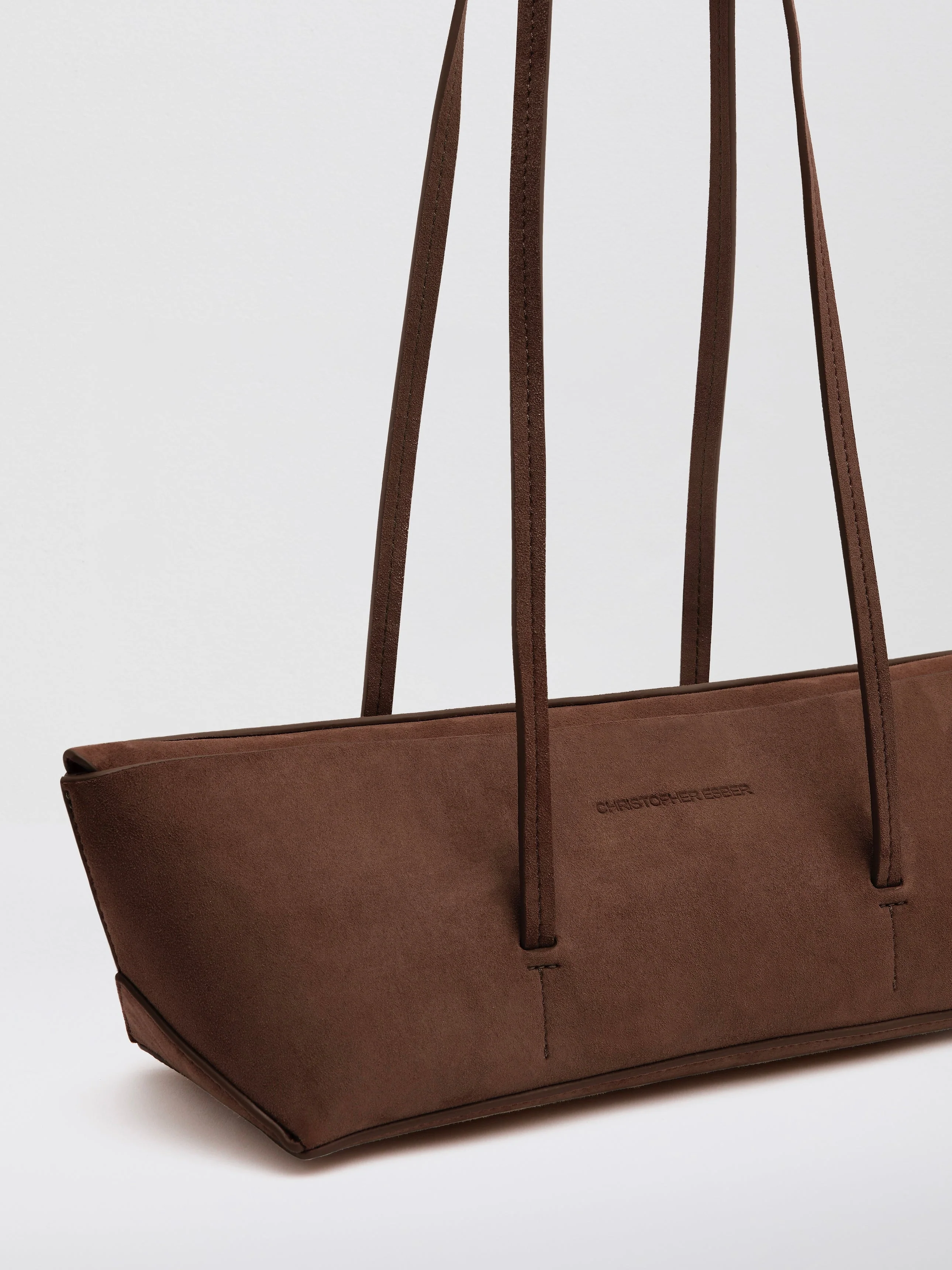 Christopher Esber - Gondola Suede Mini Tote - Image 4