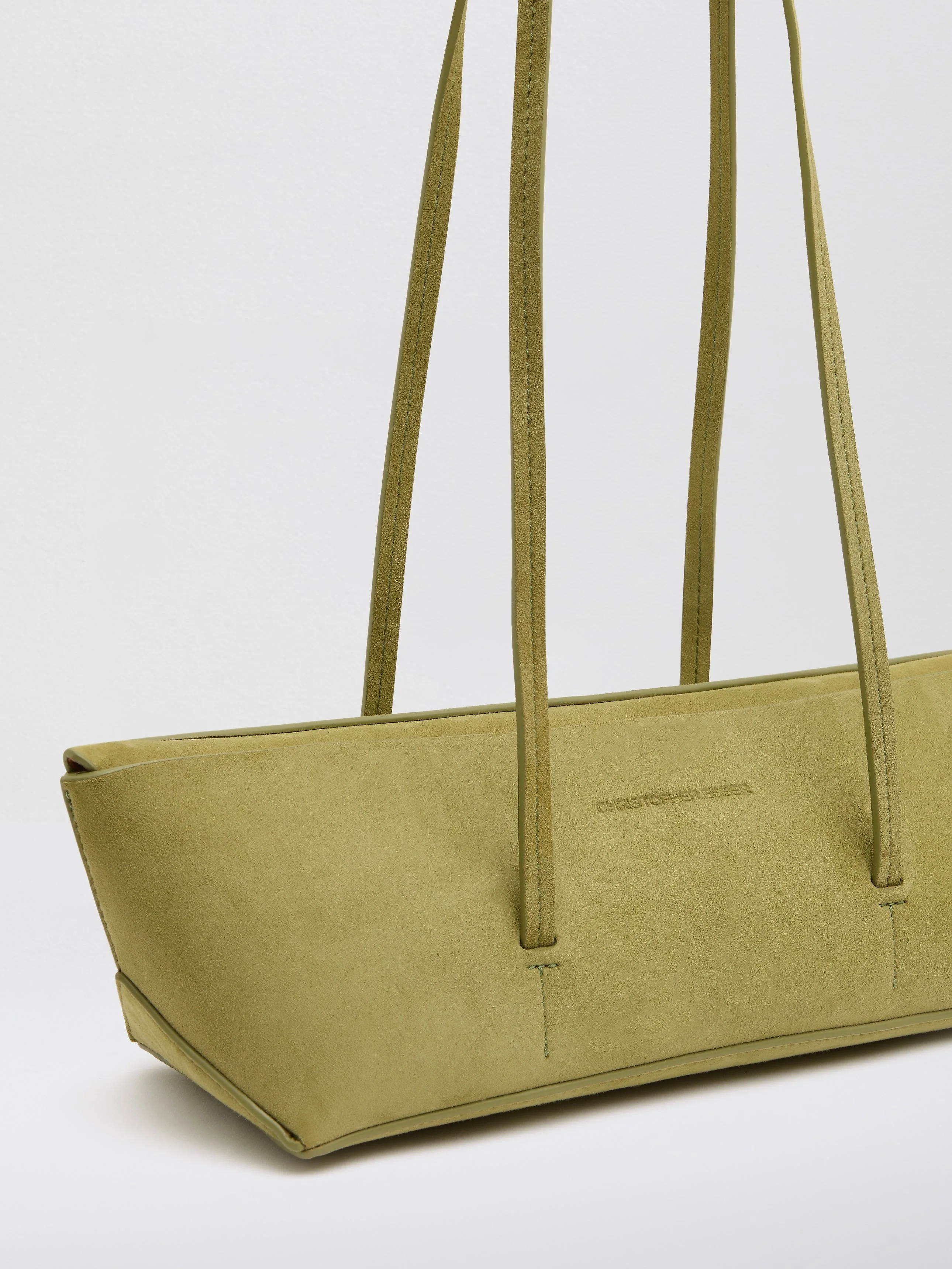 Christopher Esber - Gondola Suede Mini Tote - Image 4