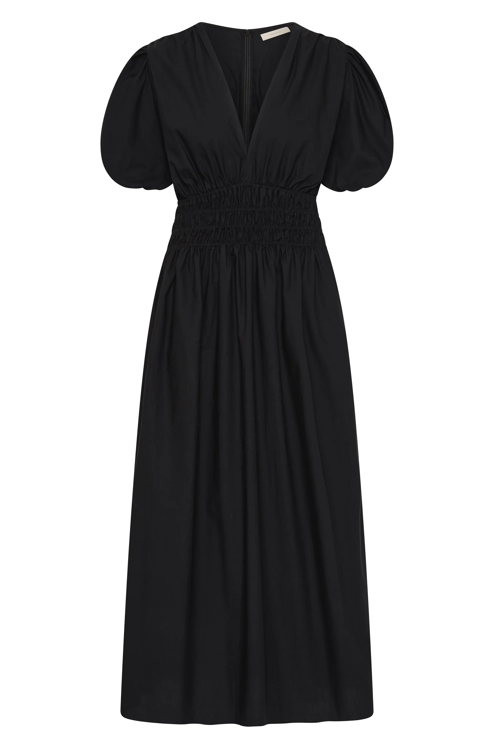 Faithfull - Grace Midi Dress Black - Image 7