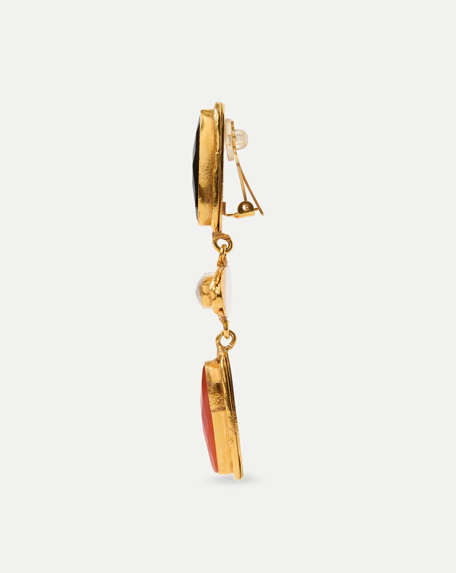 Veronica Beard - Grace Semi - Precious Stone Drop Earring - Image 3