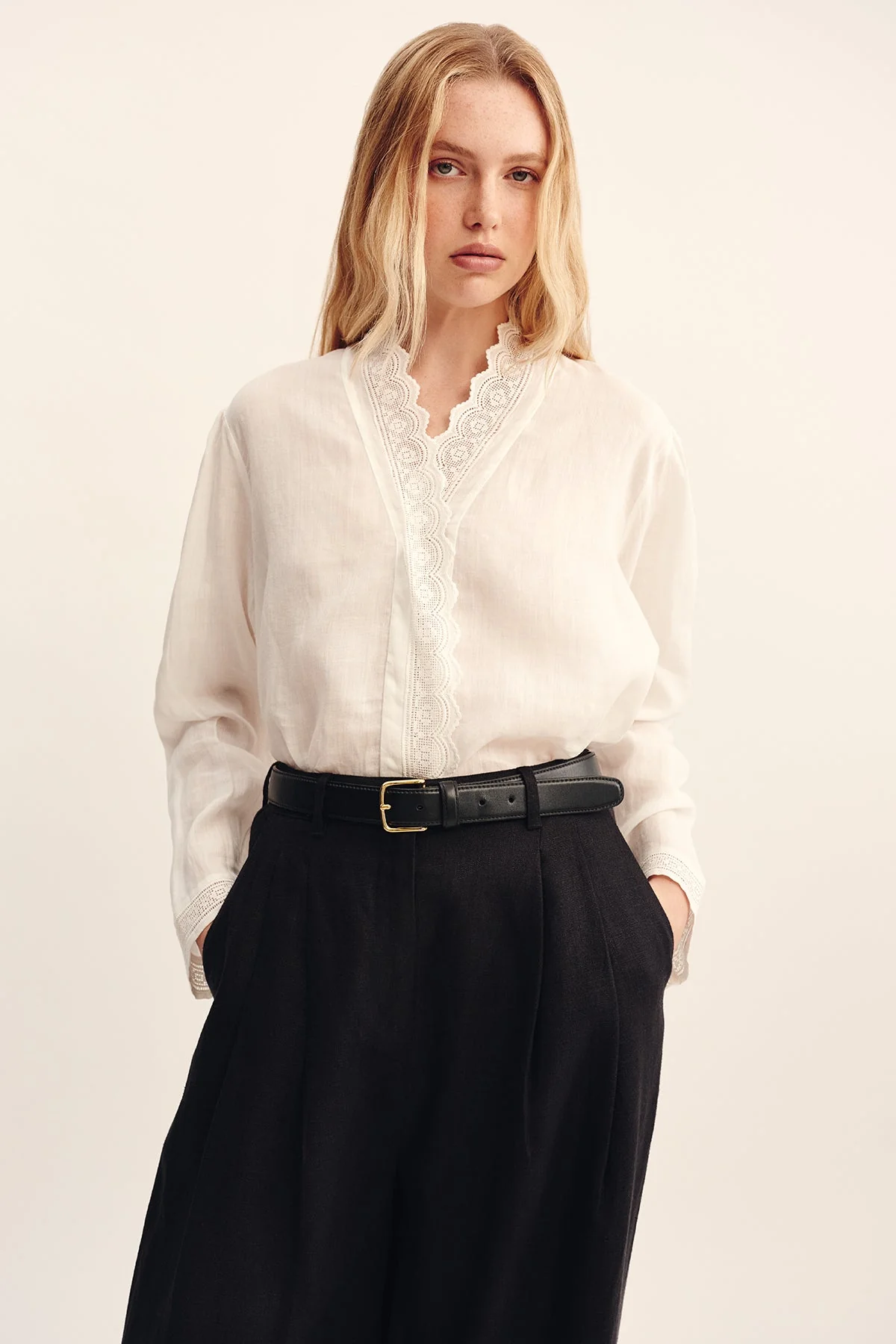 Posse - GRACE SHIRT - VINTAGE WHITE - Image 10