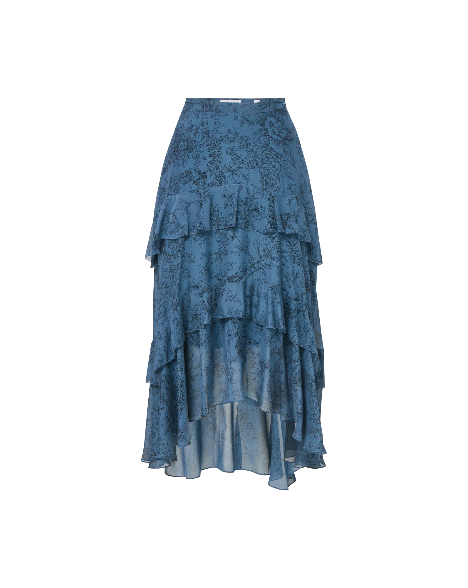 Veronica Beard - Graeme Silk Midi Skirt - Image 6
