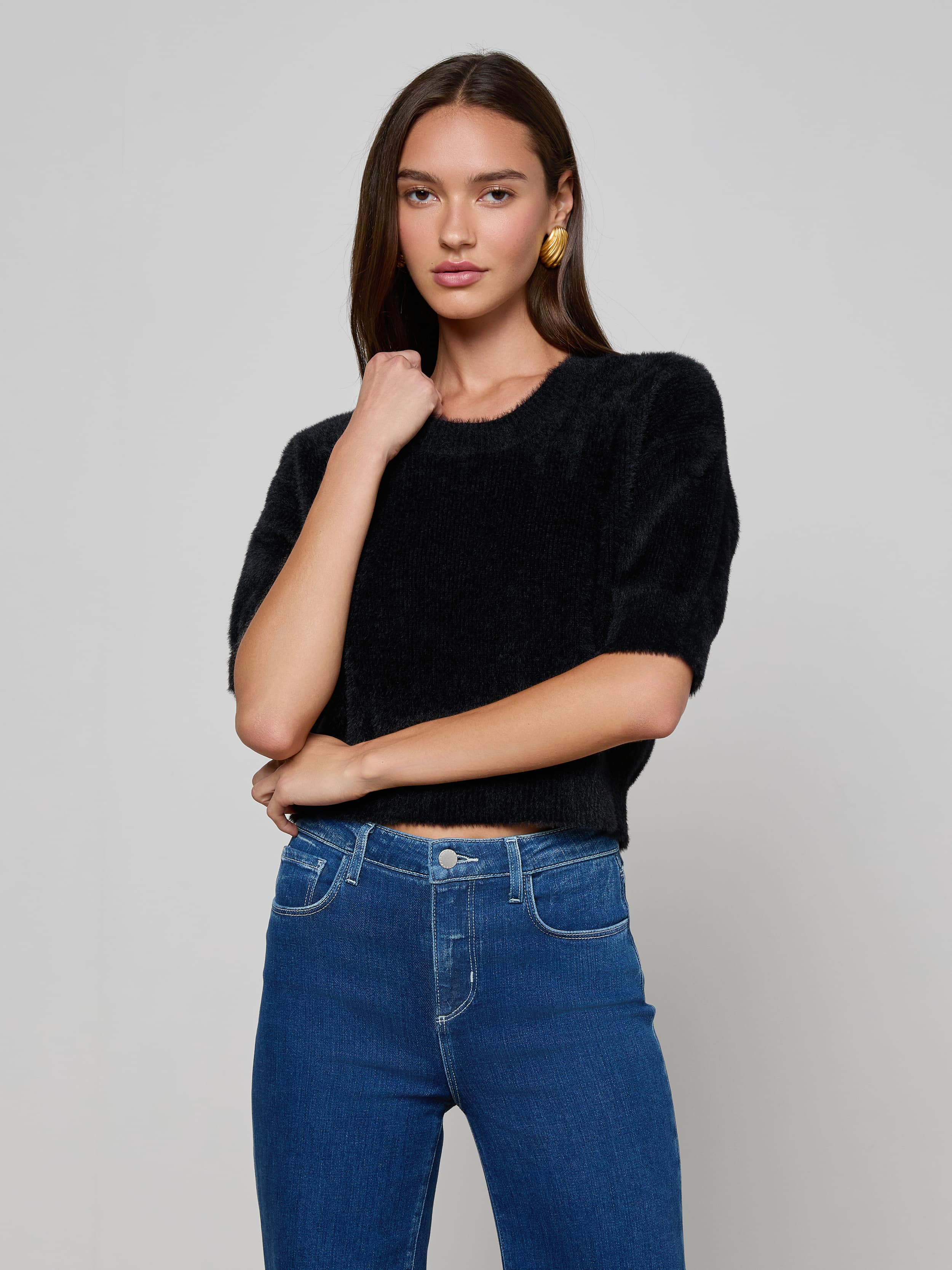L'AGENCE - Guinevere Cropped Pullover