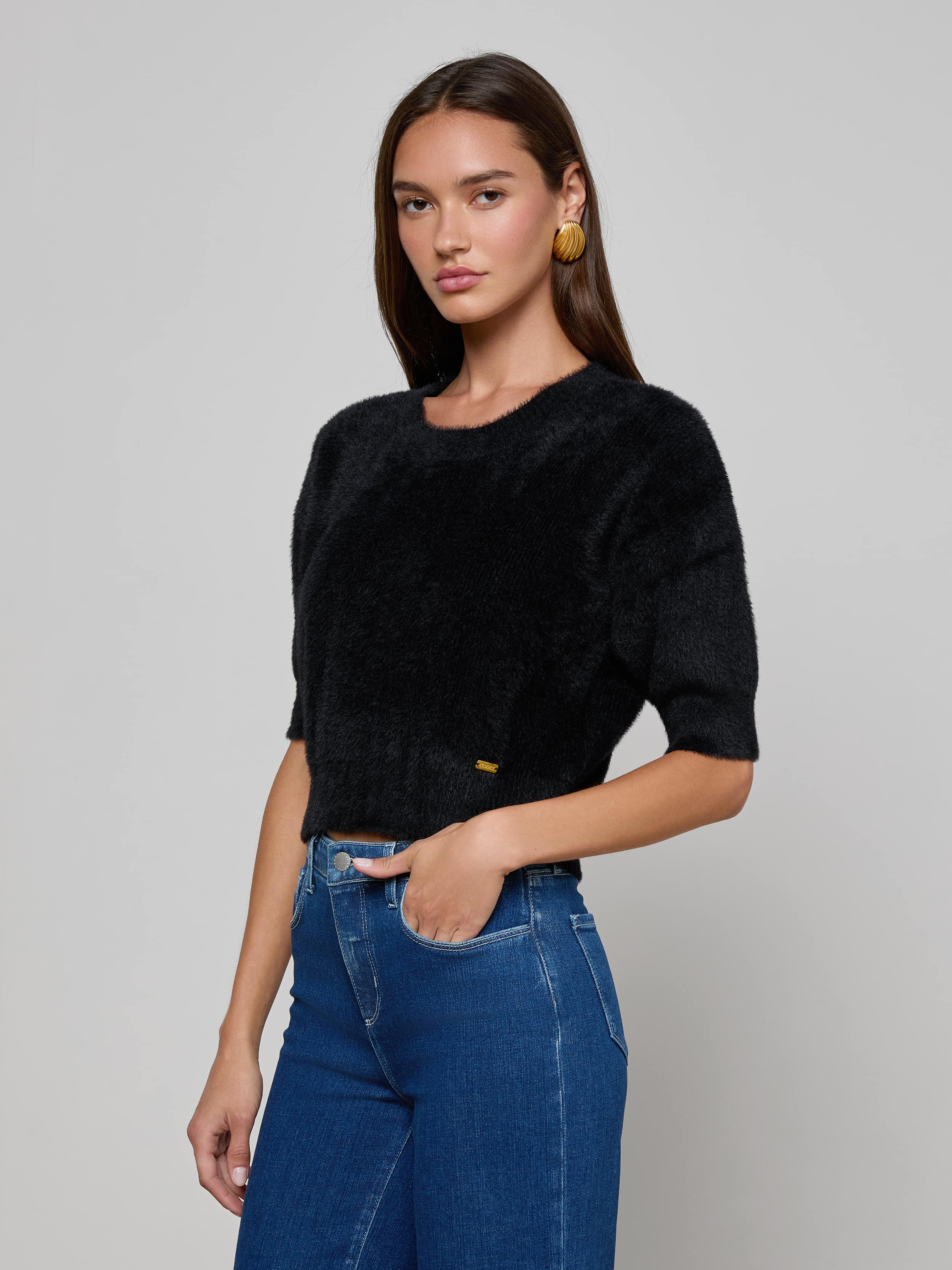 L'AGENCE - Guinevere Cropped Pullover - Image 2