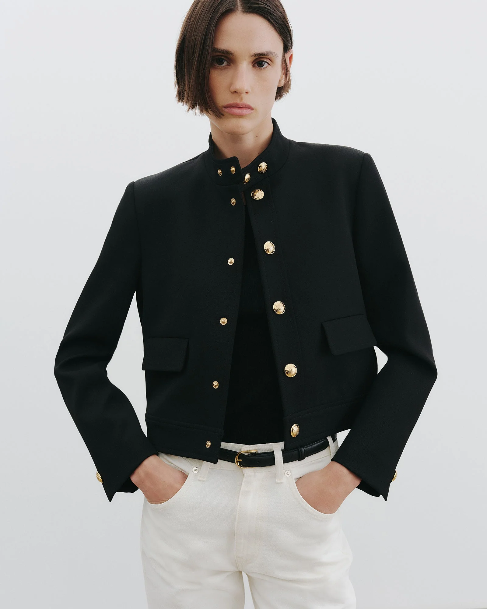 Nili Lotan - HADLEY CROPPED WOOL JACKET - Image 2
