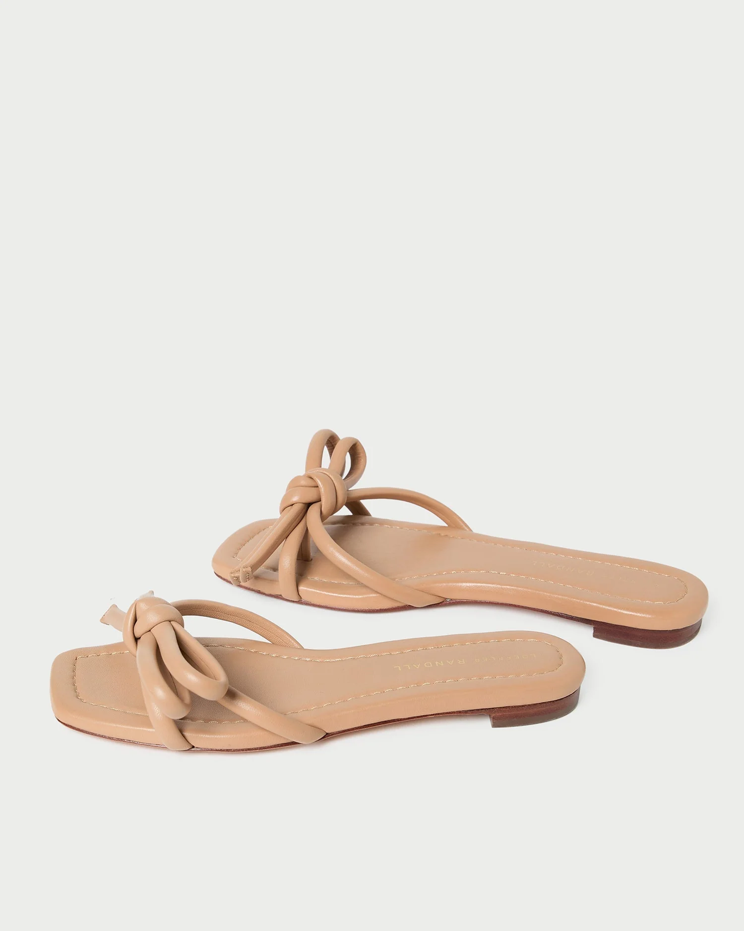 Loeffler Randall - Hadley Dune Leather Bow Sandal - Image 5