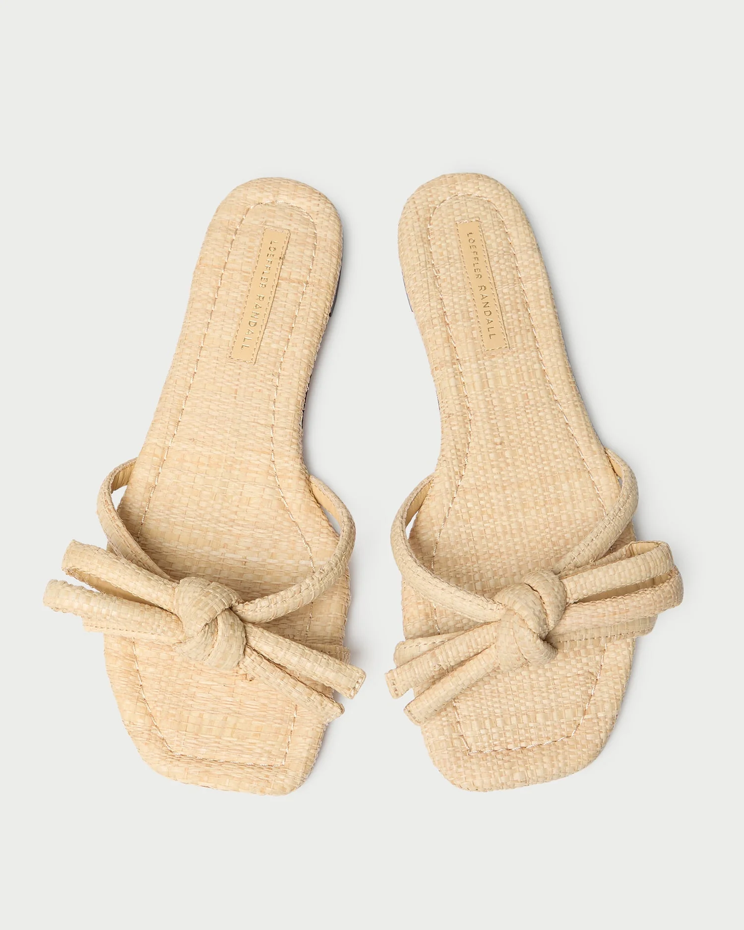 Loeffler Randall - Hadley Natural Bow Sandal
