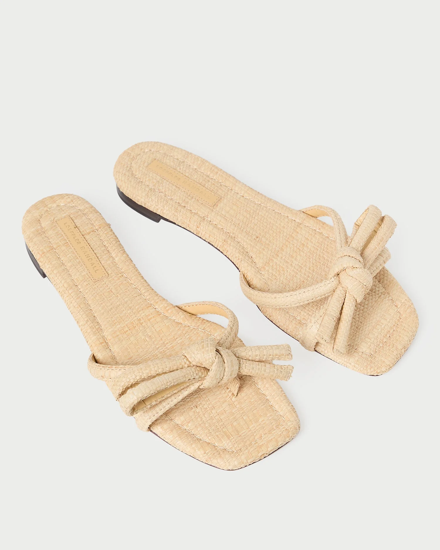 Loeffler Randall - Hadley Natural Bow Sandal - Image 4