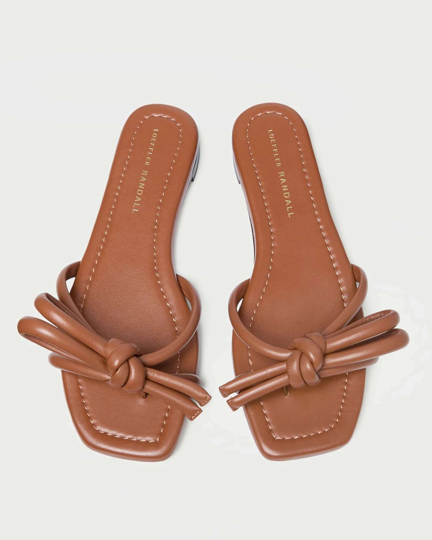 Loeffler Randall - Hadley Timber Leather Bow Sandal