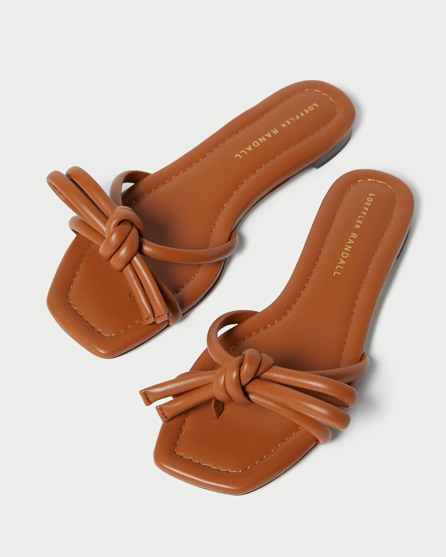 Loeffler Randall - Hadley Timber Leather Bow Sandal - Image 4