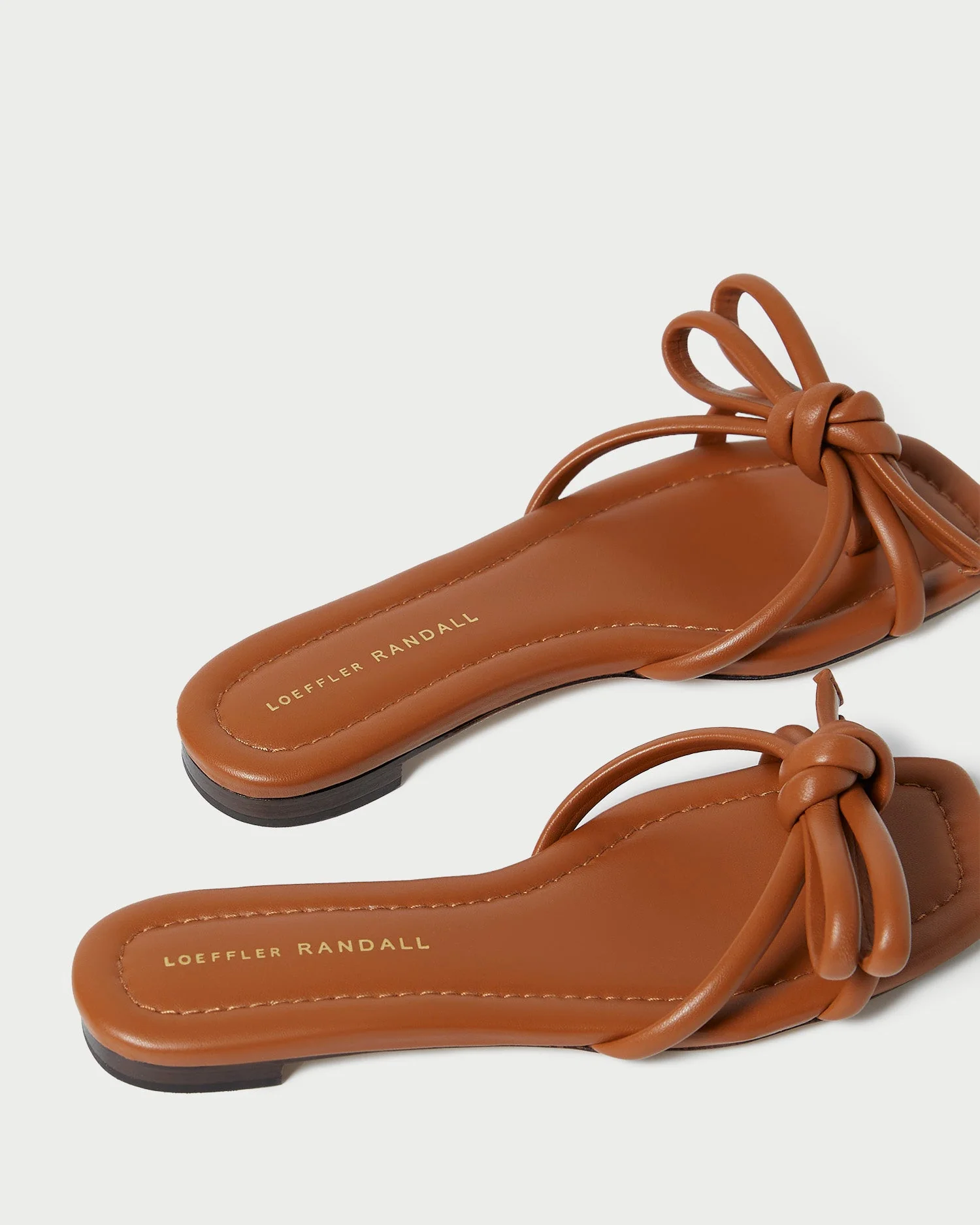 Loeffler Randall - Hadley Timber Leather Bow Sandal - Image 5