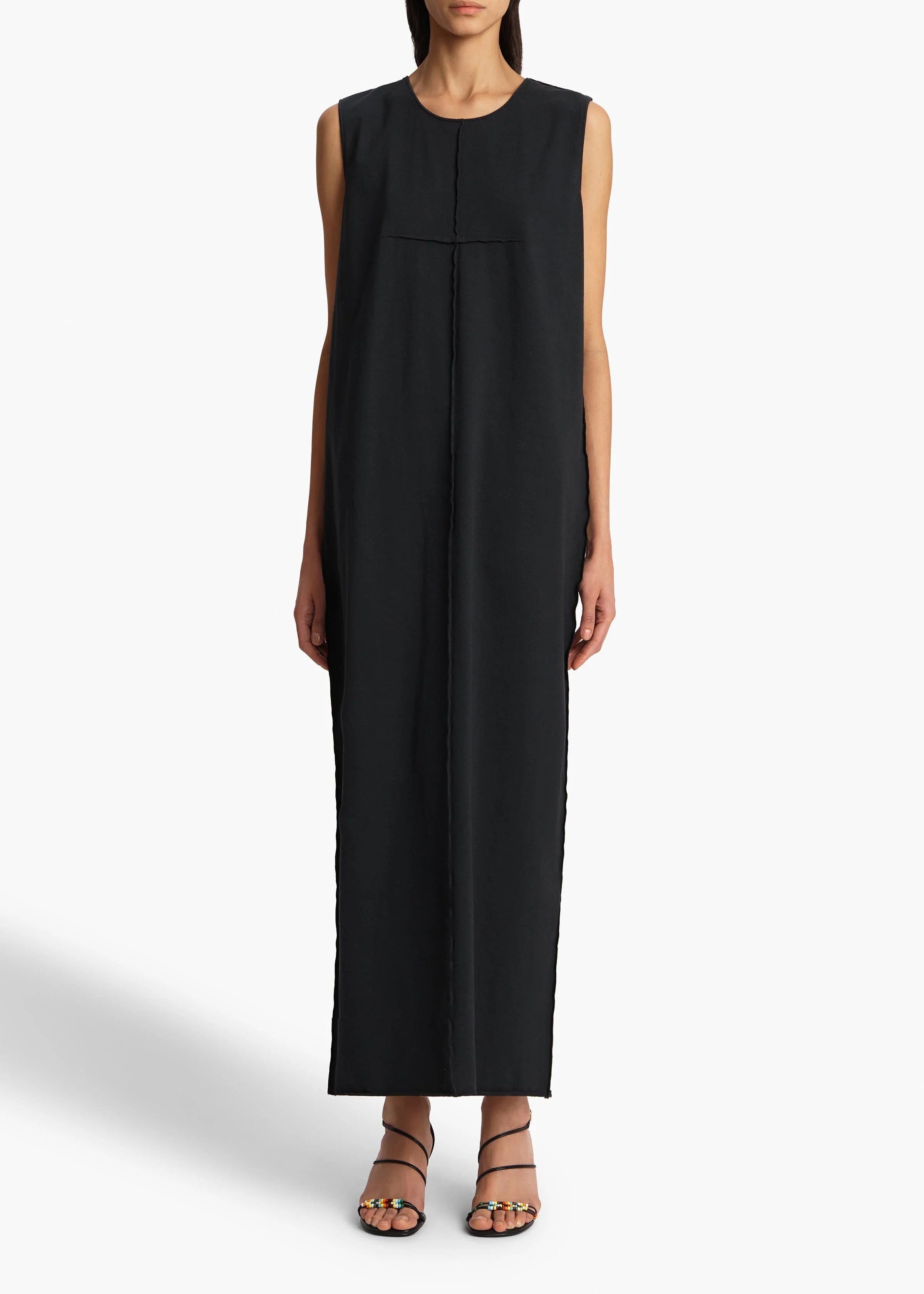 Khaite - Hal Dress in Washed Black - Image 10