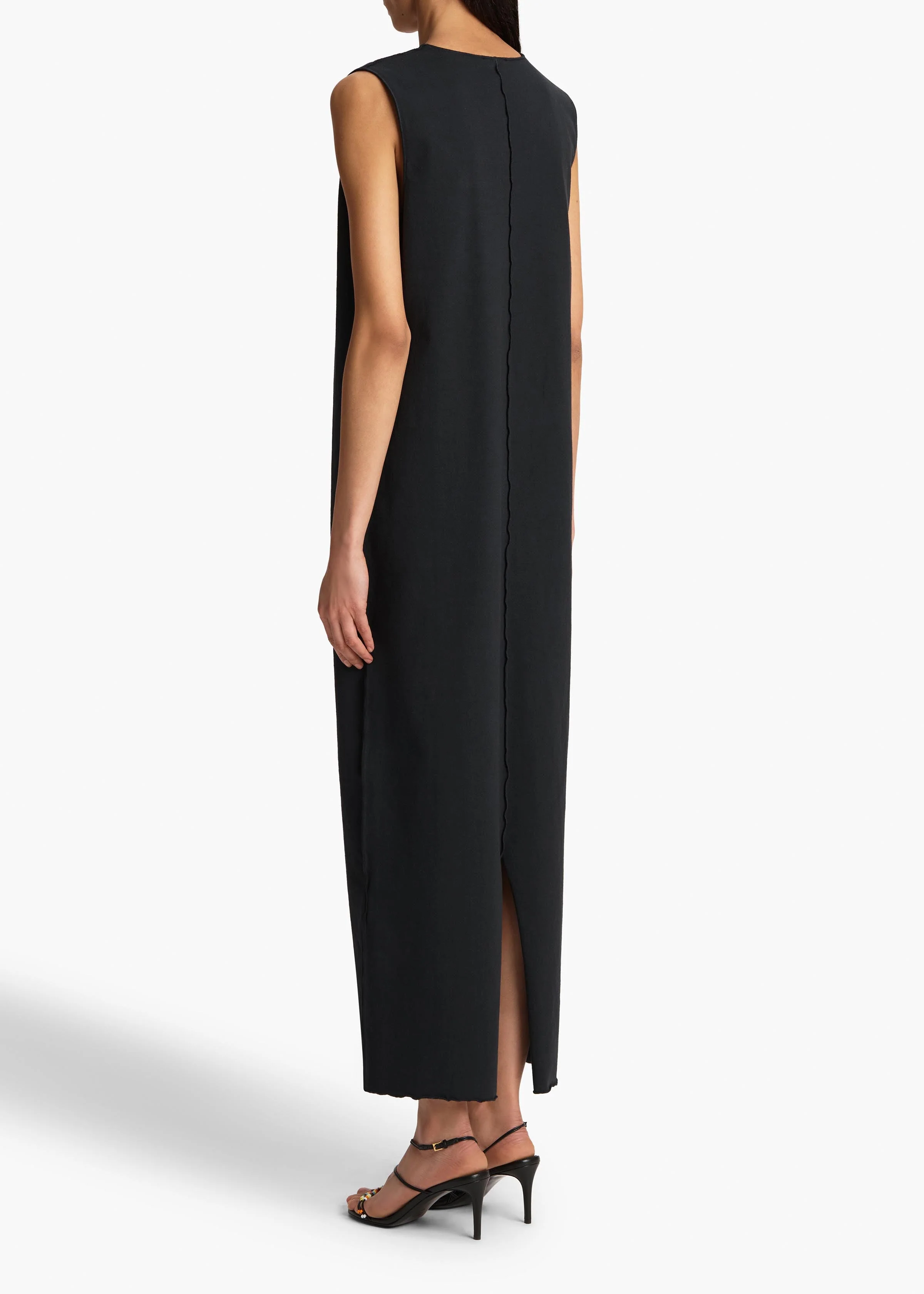 Khaite - Hal Dress in Washed Black - Image 11
