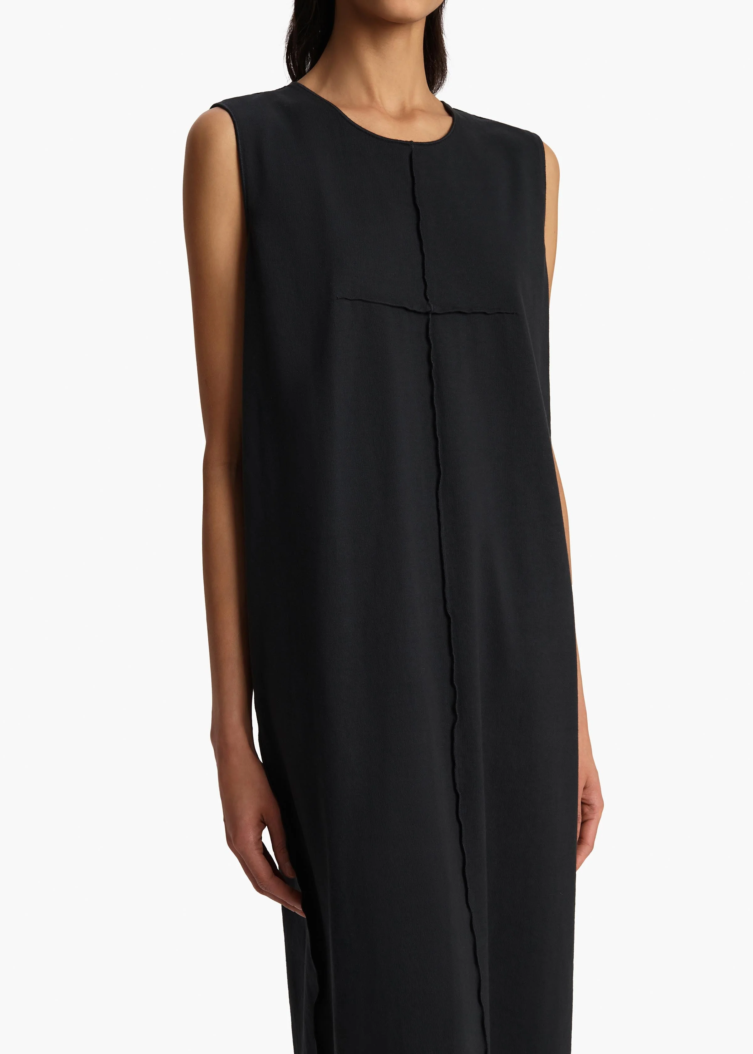 Khaite - Hal Dress in Washed Black - Image 12