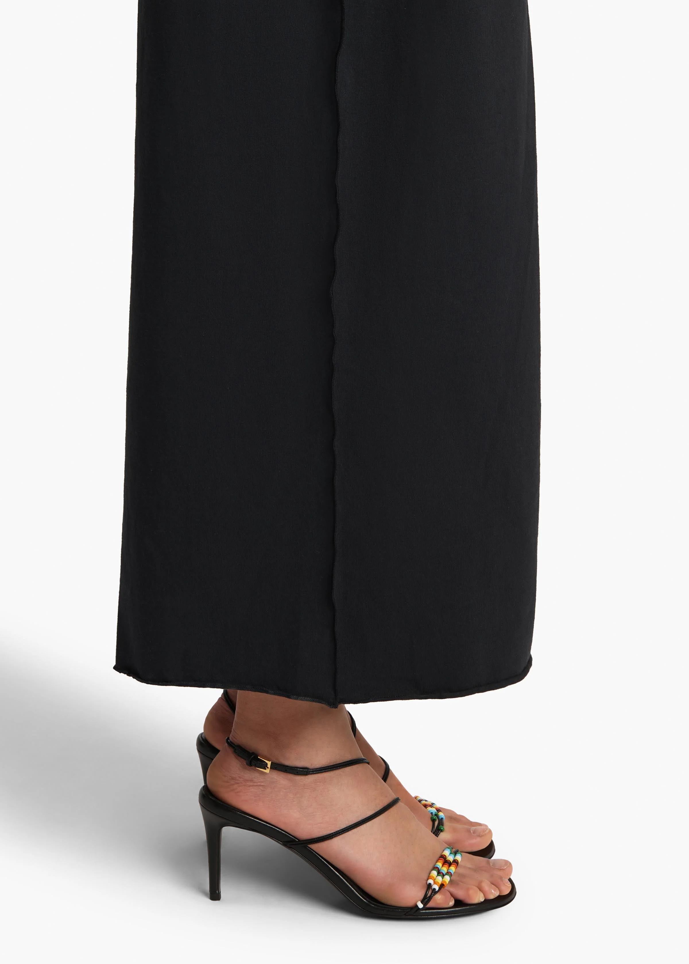 Khaite - Hal Dress in Washed Black - Image 6
