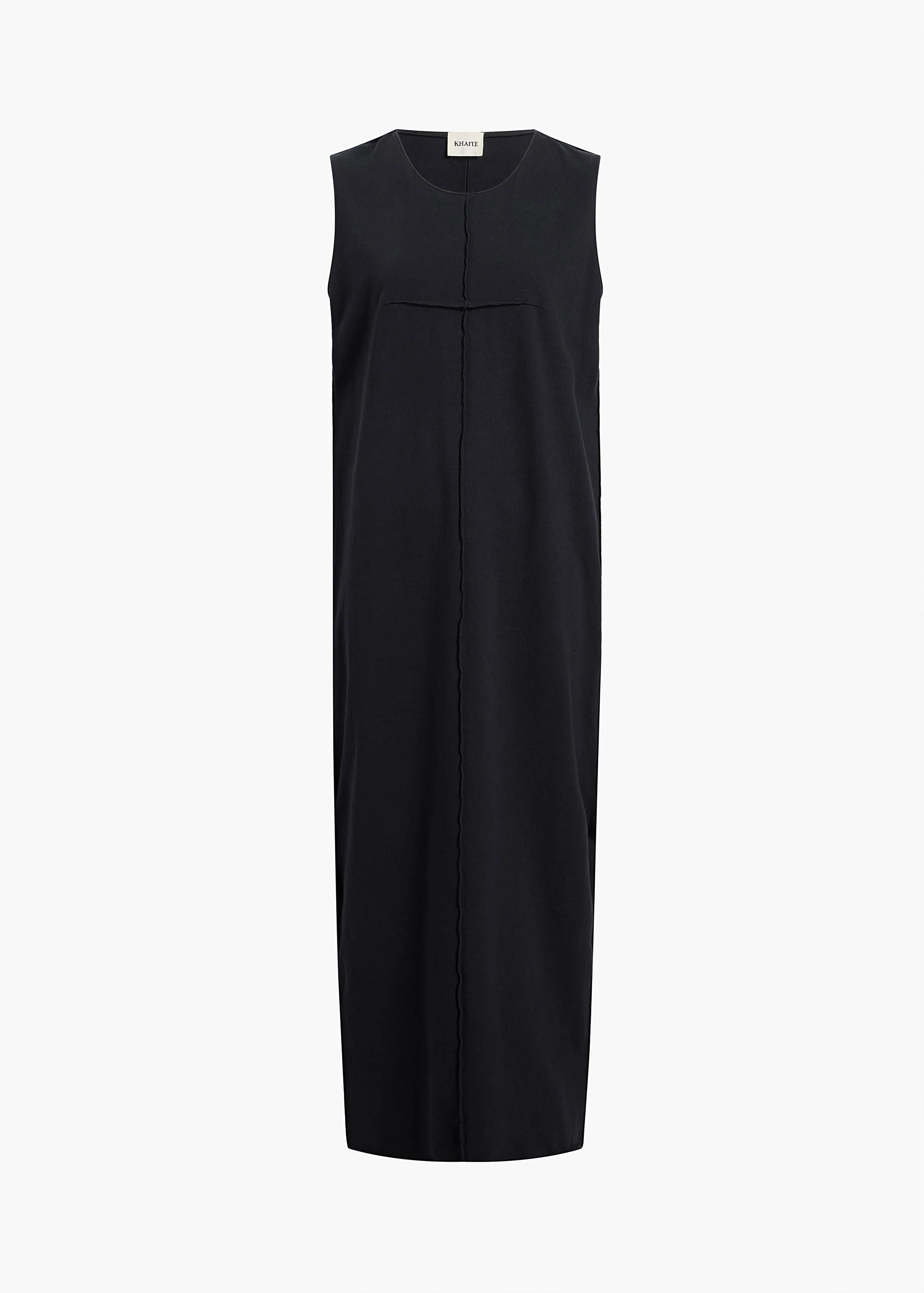Khaite - Hal Dress in Washed Black - Image 8