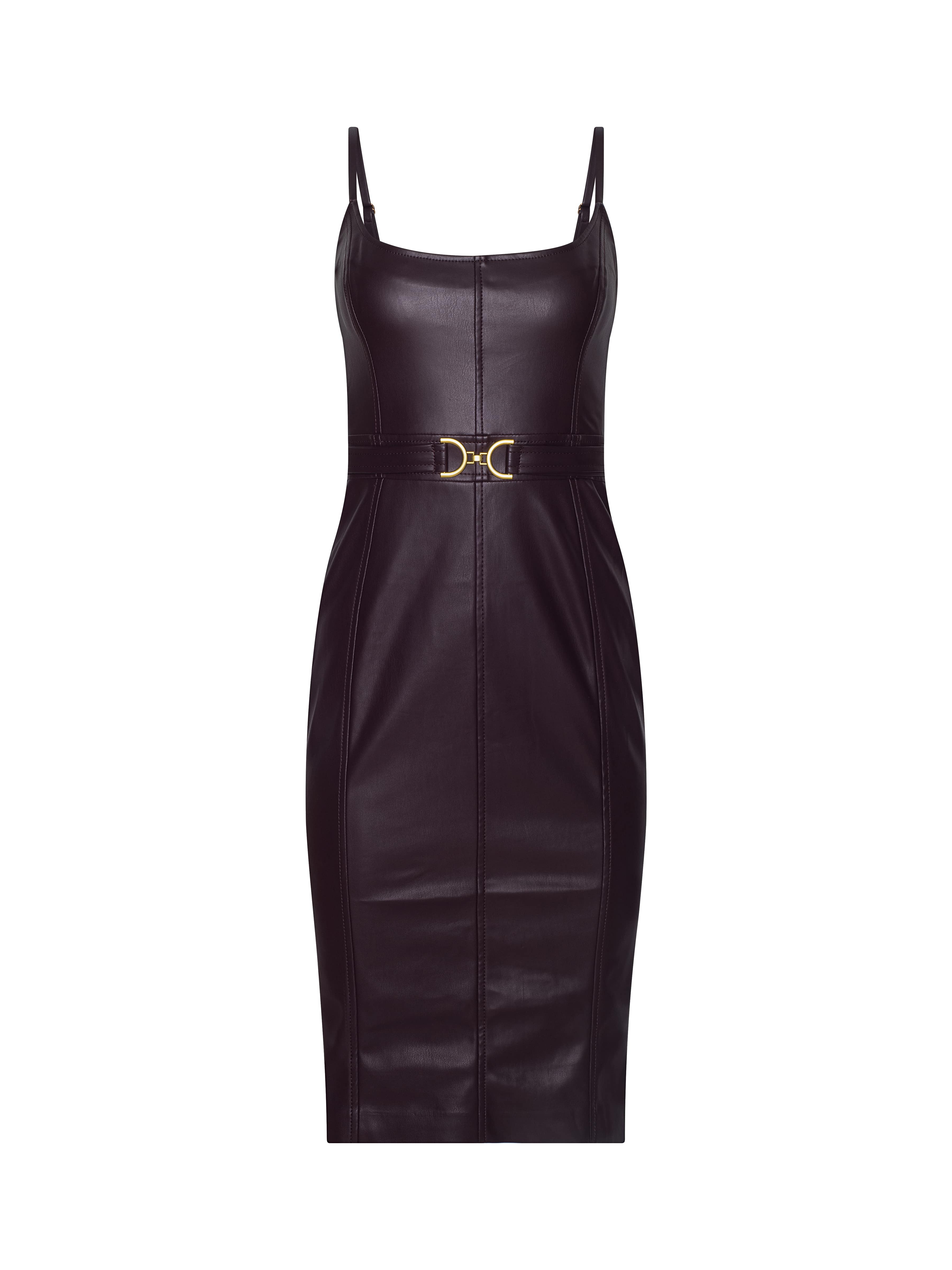 L'AGENCE - Halia Vegan Leather Dress - Image 15