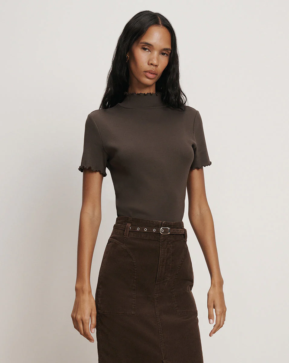 Veronica Beard - Harden Purl - Trim T - Shirt