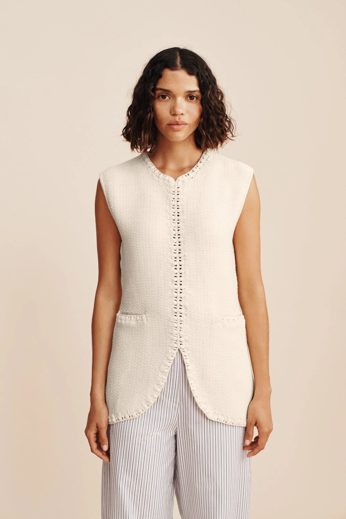 Posse - HARLAN VEST - CREAM