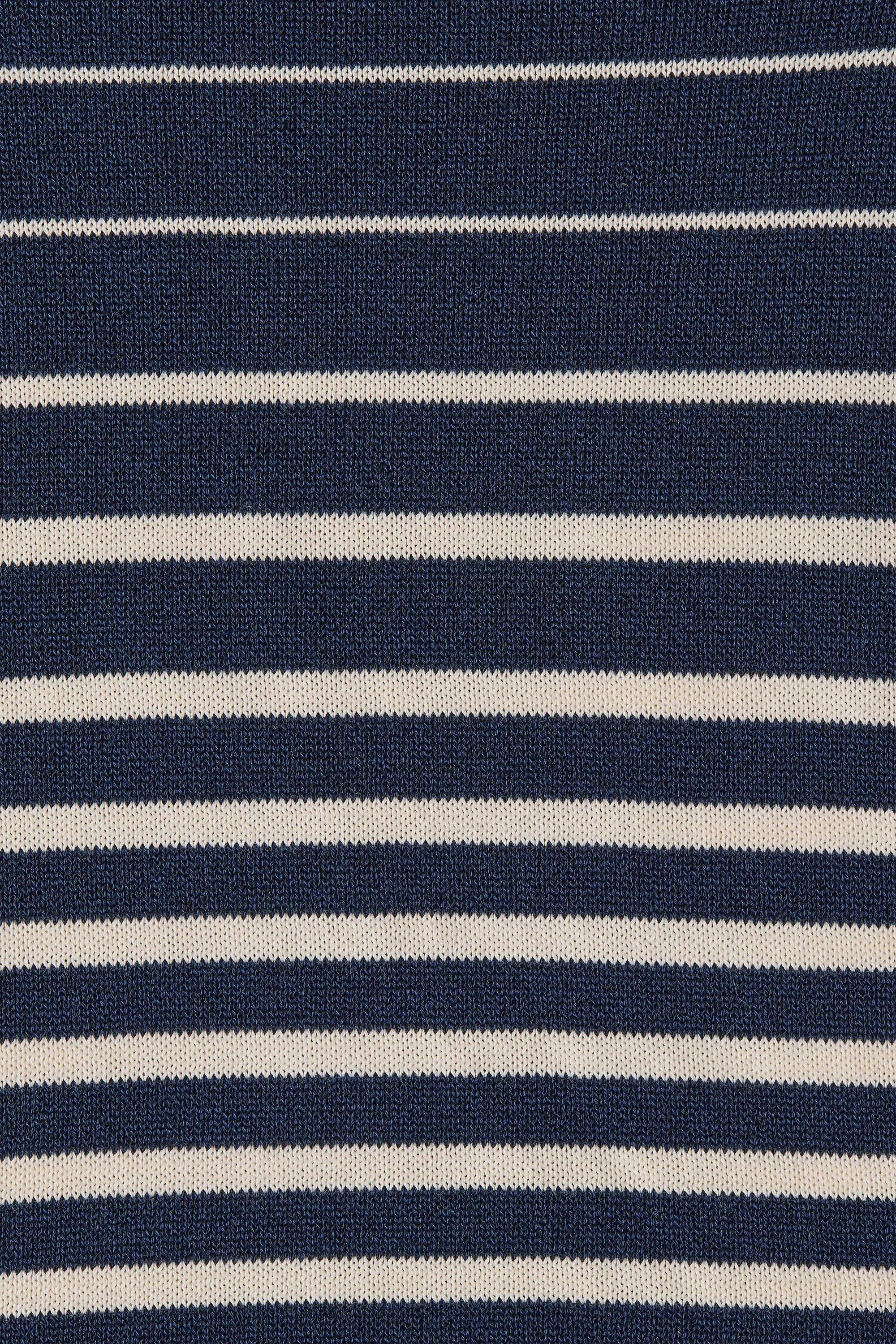 Faithfull - Harlow Polo Scandi Stripe Navy Cream - Final Sale - Image 6