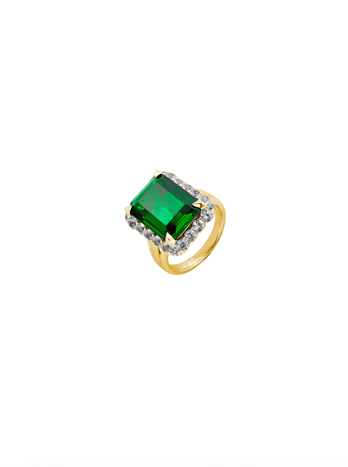Dorsey - HASTINGS, LAB EMERALD RING, GOLD - Image 2