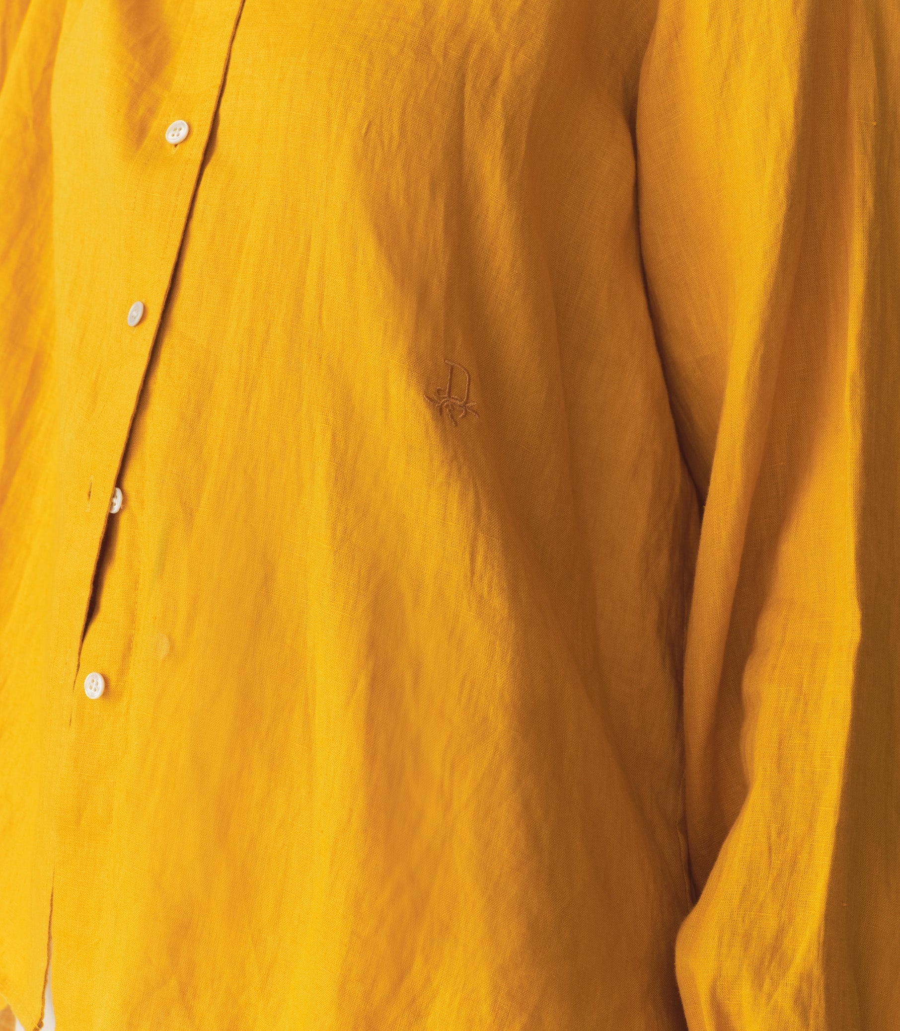DÔEN - HAVA LINEN TOP -- SUNFLOWER - Image 6