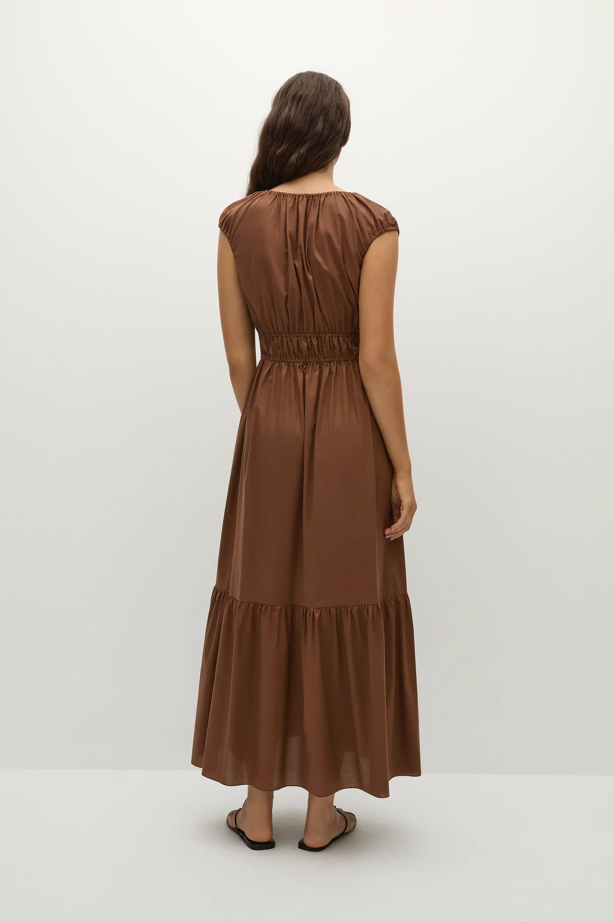Faithfull - Hedda Maxi Dress Chestnut Brown - Final Sale - Image 4