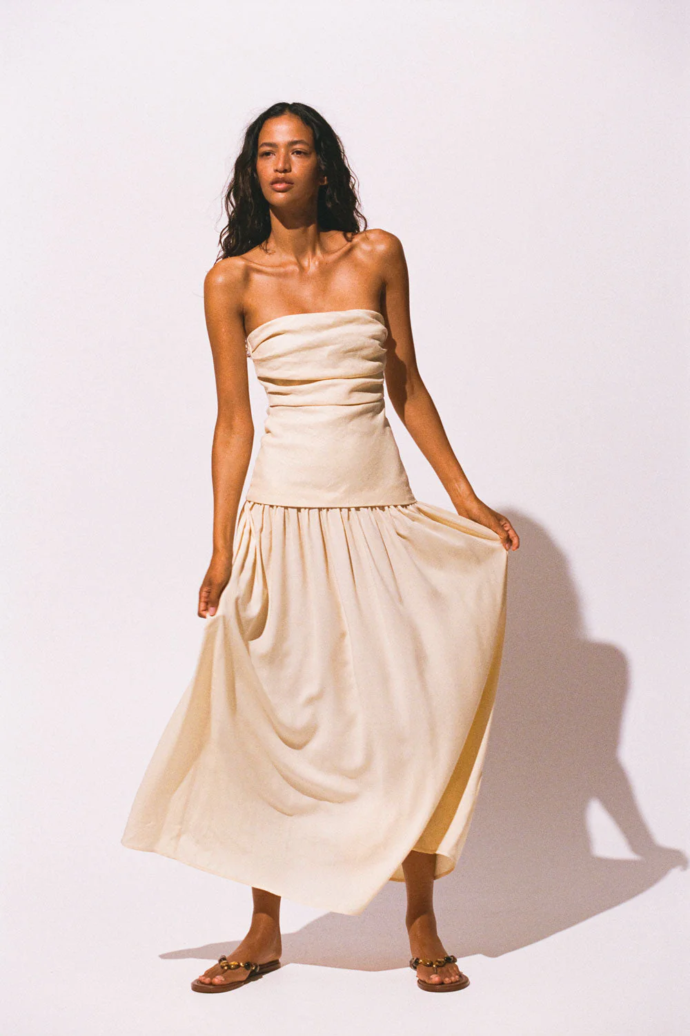 Faithfull - Hedy Maxi Dress Butter - Final Sale - Image 6