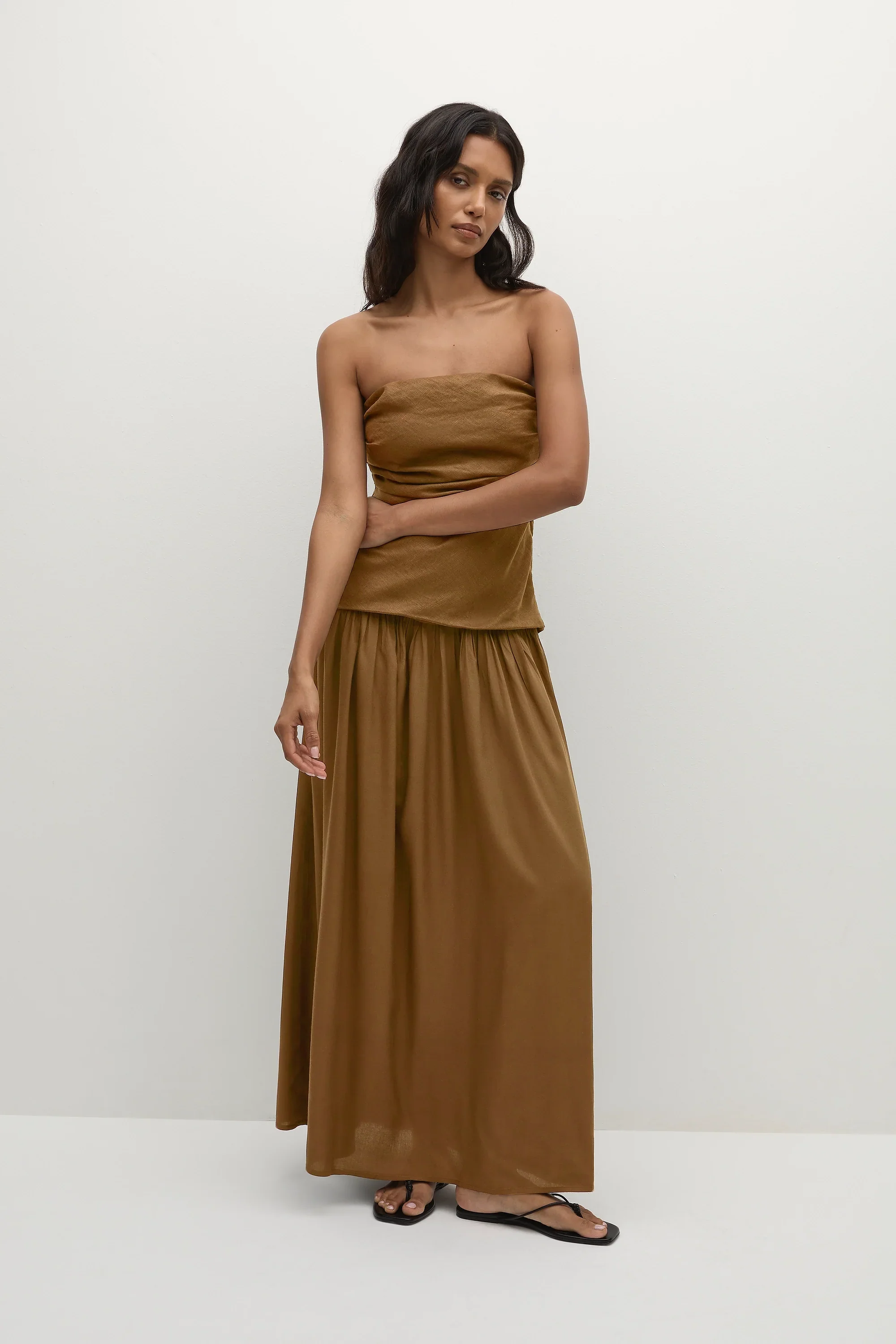 Faithfull - Hedy Maxi Dress Tobacco