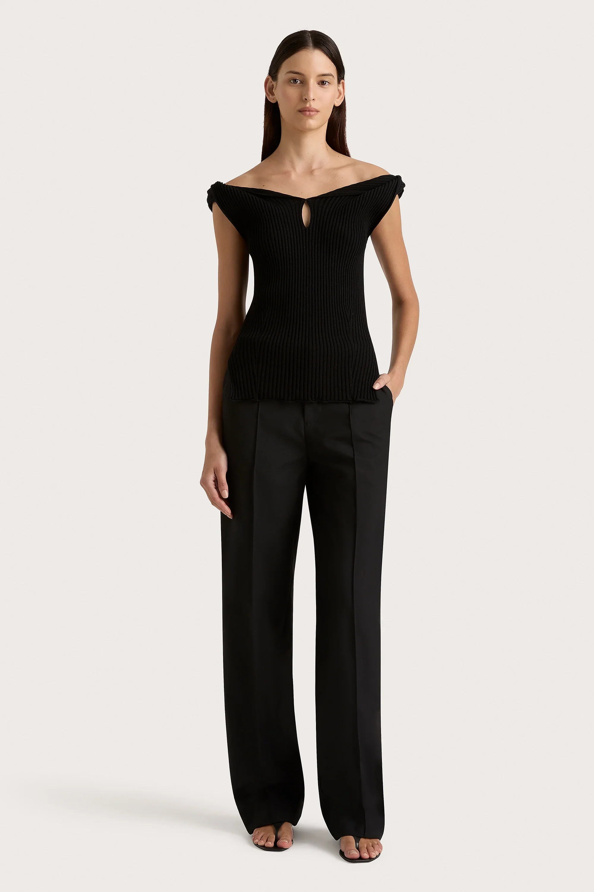 Faithfull - Heidi Knit Top Black - Final Sale