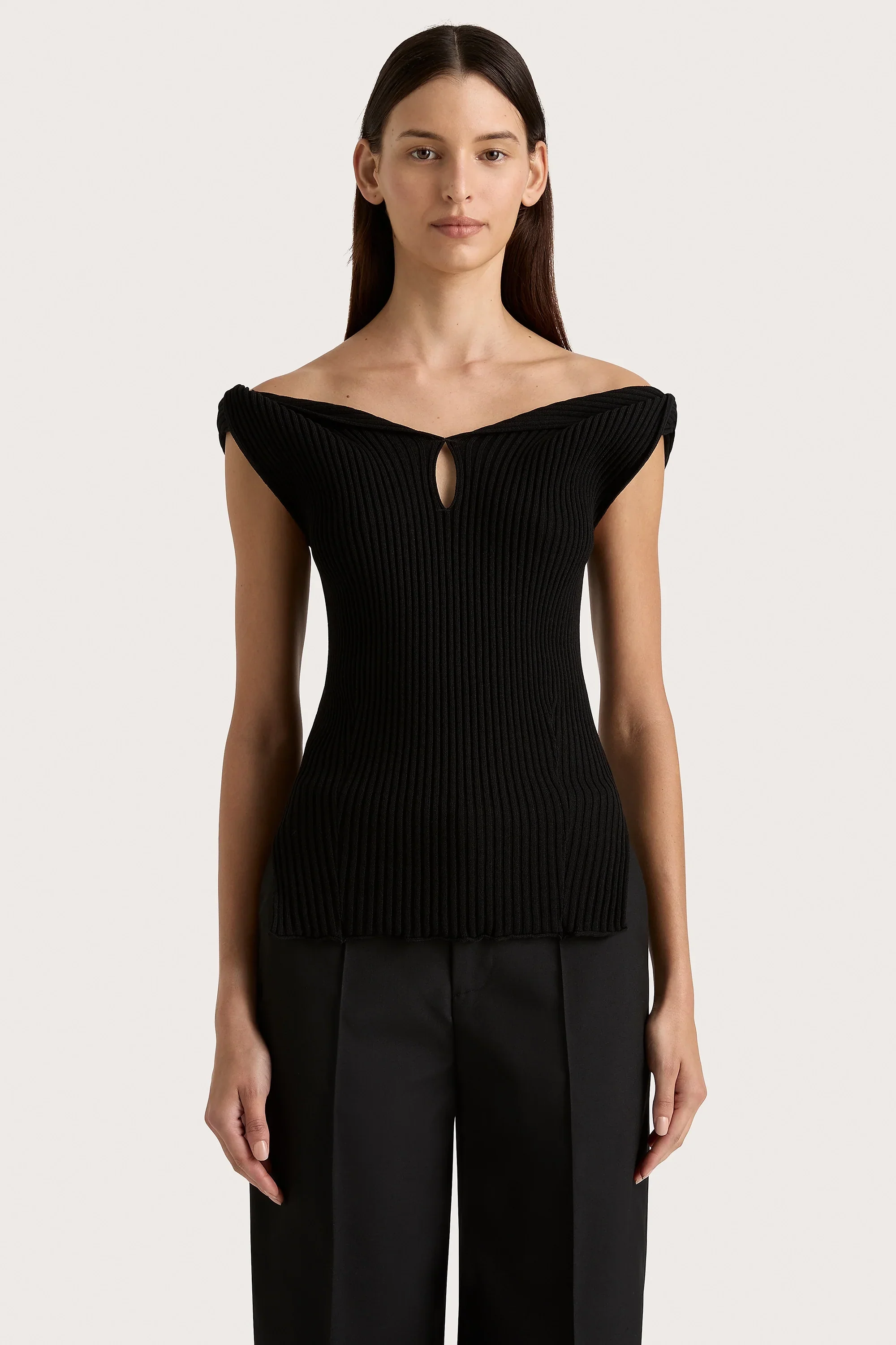 Faithfull - Heidi Knit Top Black - Final Sale - Image 2