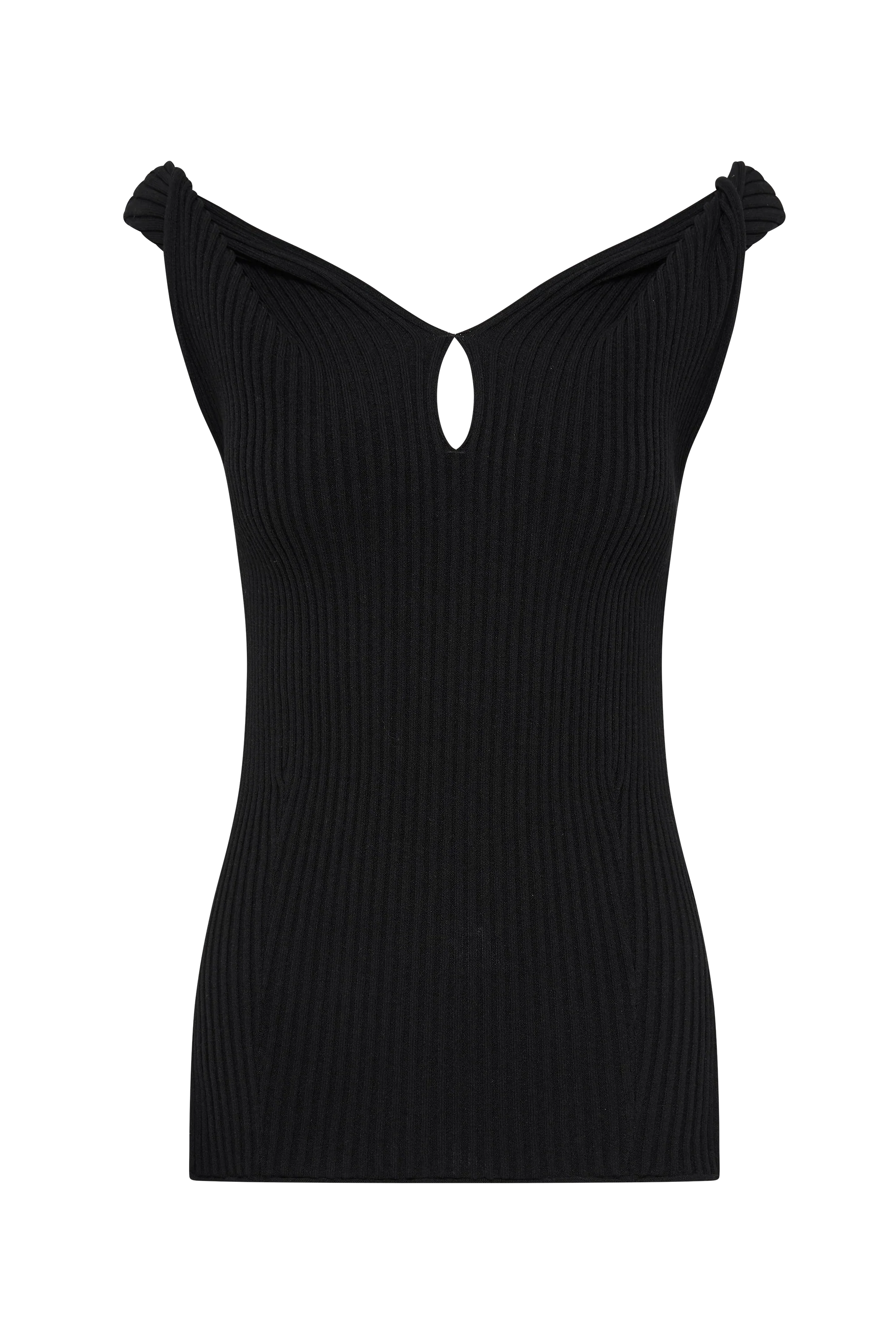 Faithfull - Heidi Knit Top Black - Final Sale - Image 6
