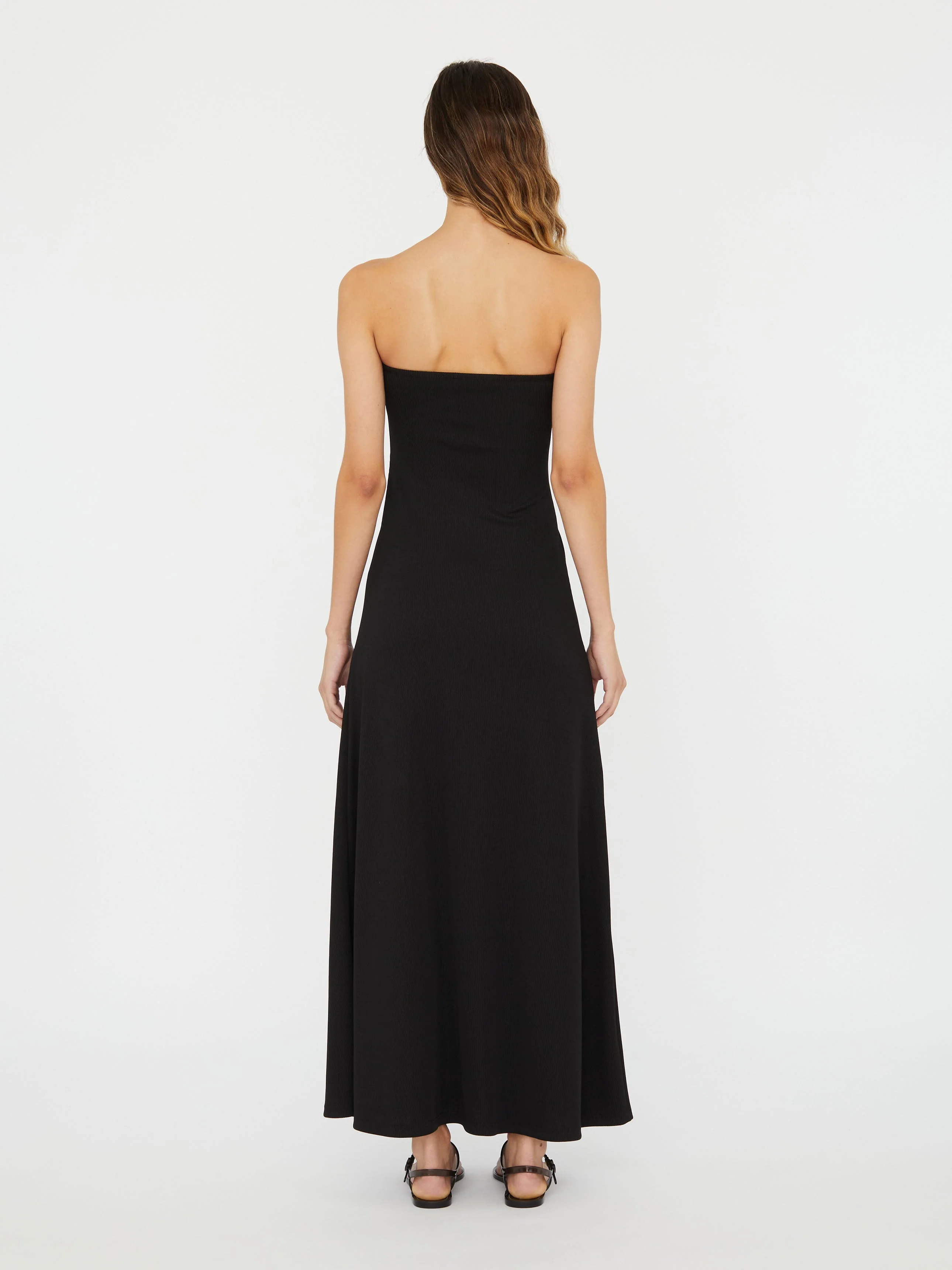 Christopher Esber - Helix Crystal Ribbed Strapless Dress - Image 5