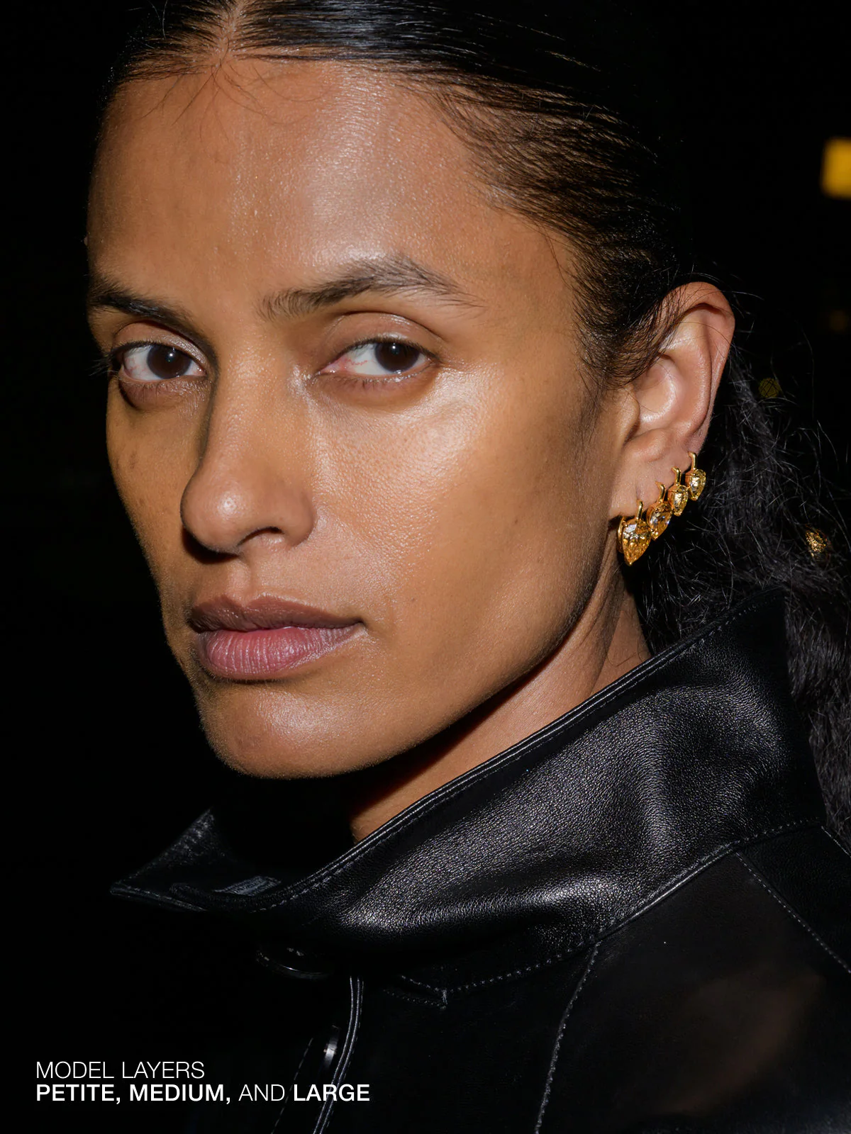 Dorsey - HENDRY BAR STUD EARRING IN HONEY MOISSANITE - Image 5
