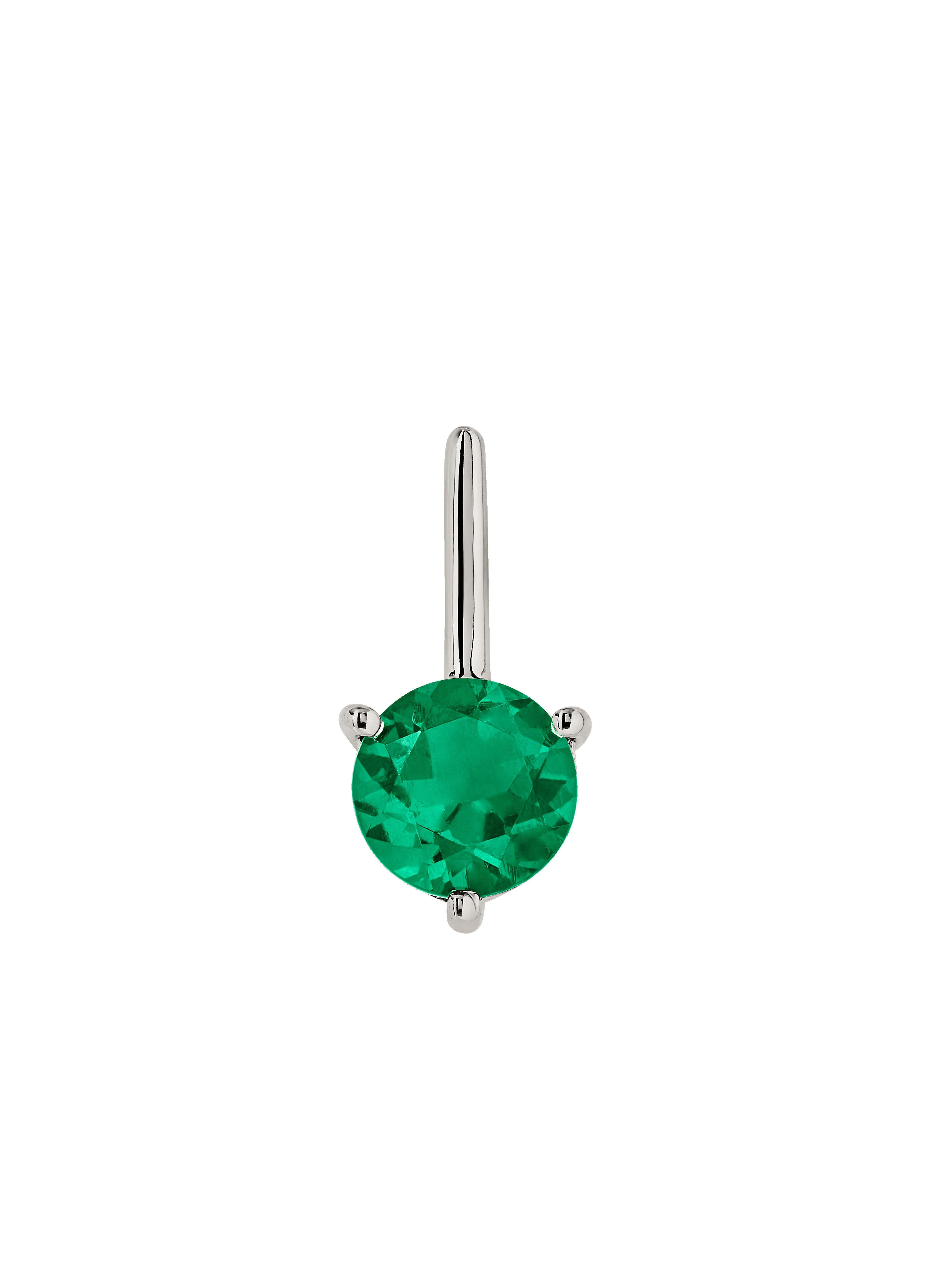 Dorsey - HENDRY BAR STUD EARRING IN LAB EMERALD