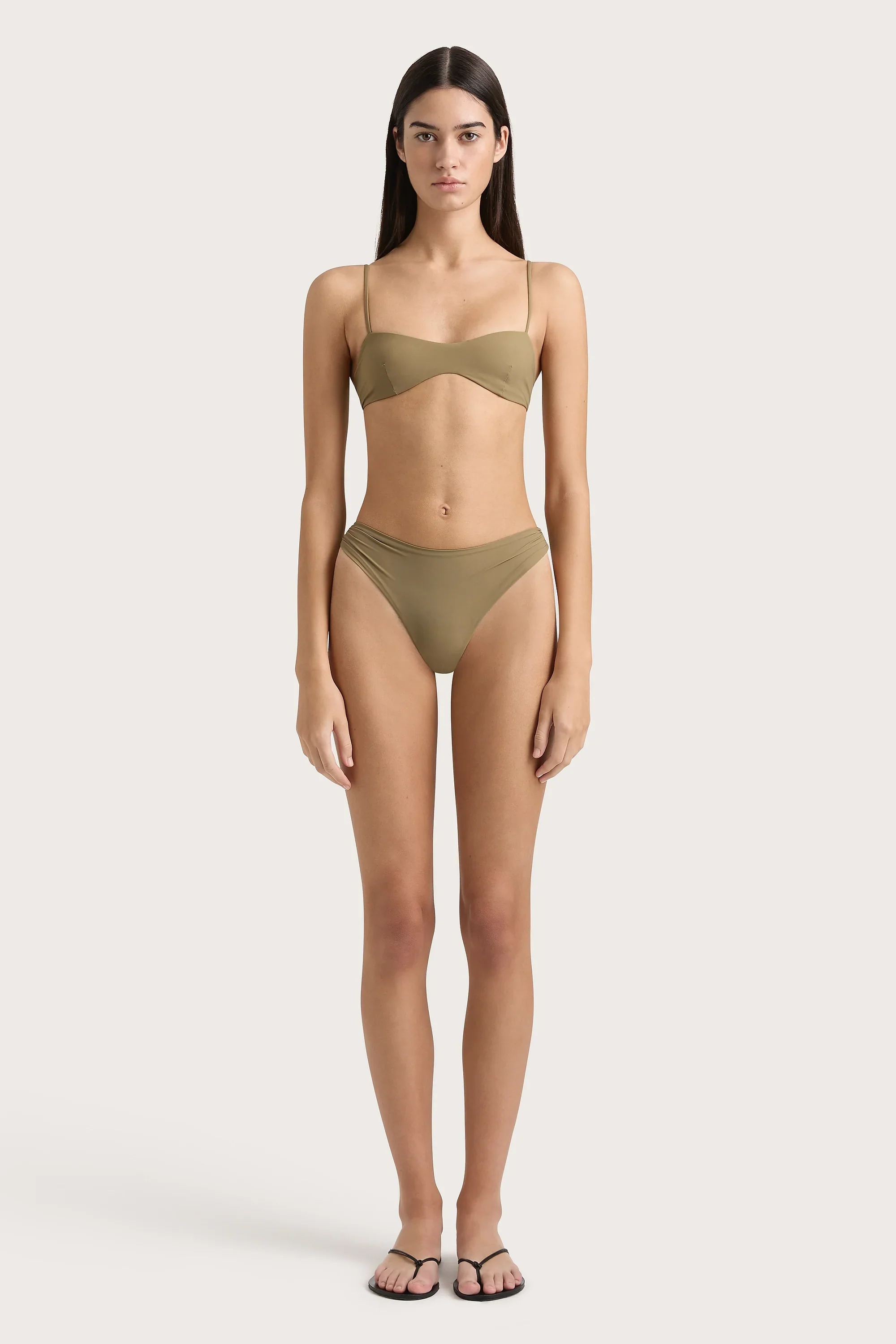 Faithfull - Henni Bikini Bottom Khaki - Final Sale