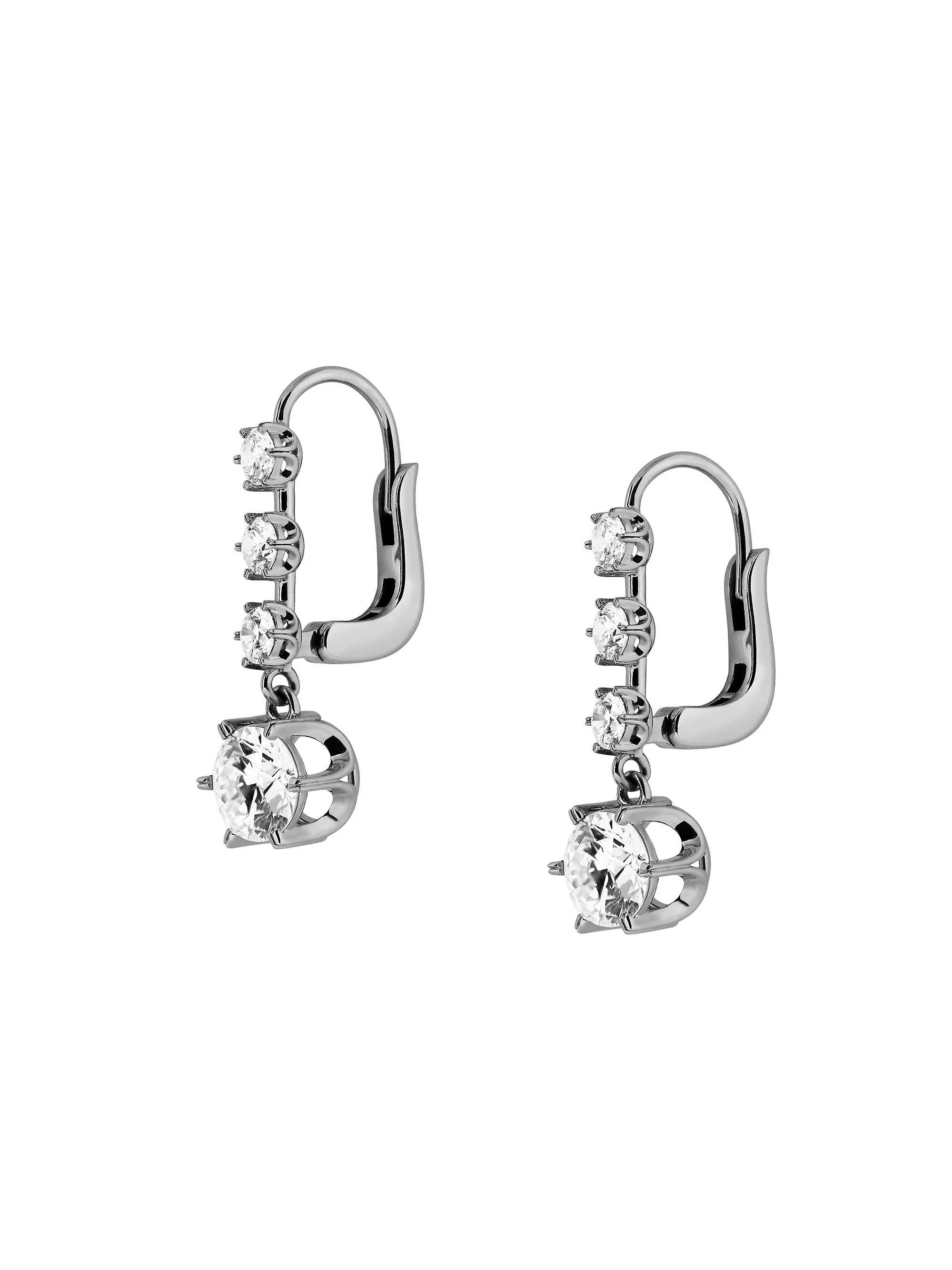 Dorsey - 14K HENRIETTA 4 - STONE DROP EARRINGS IN LAB DIAMOND - Image 2